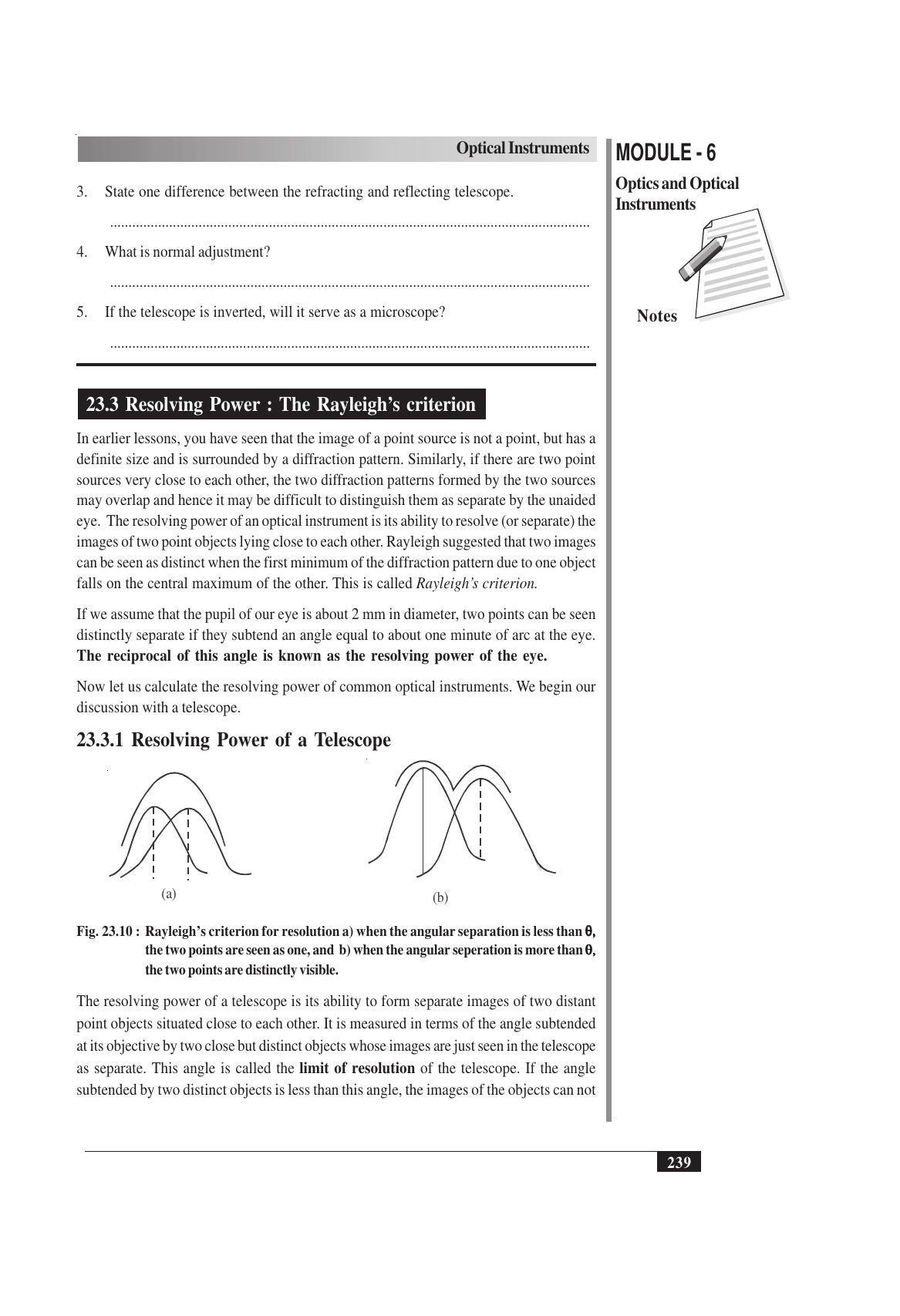 TS SCERT Inter 1st Year Physics Vol – II Path 1 (English Medium) Text Book - Page 253