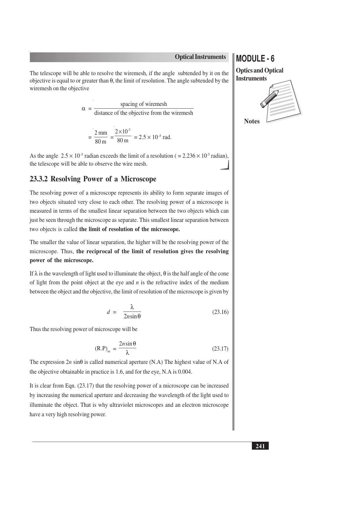 TS SCERT Inter 1st Year Physics Vol – II Path 1 (English Medium) Text Book - Page 255