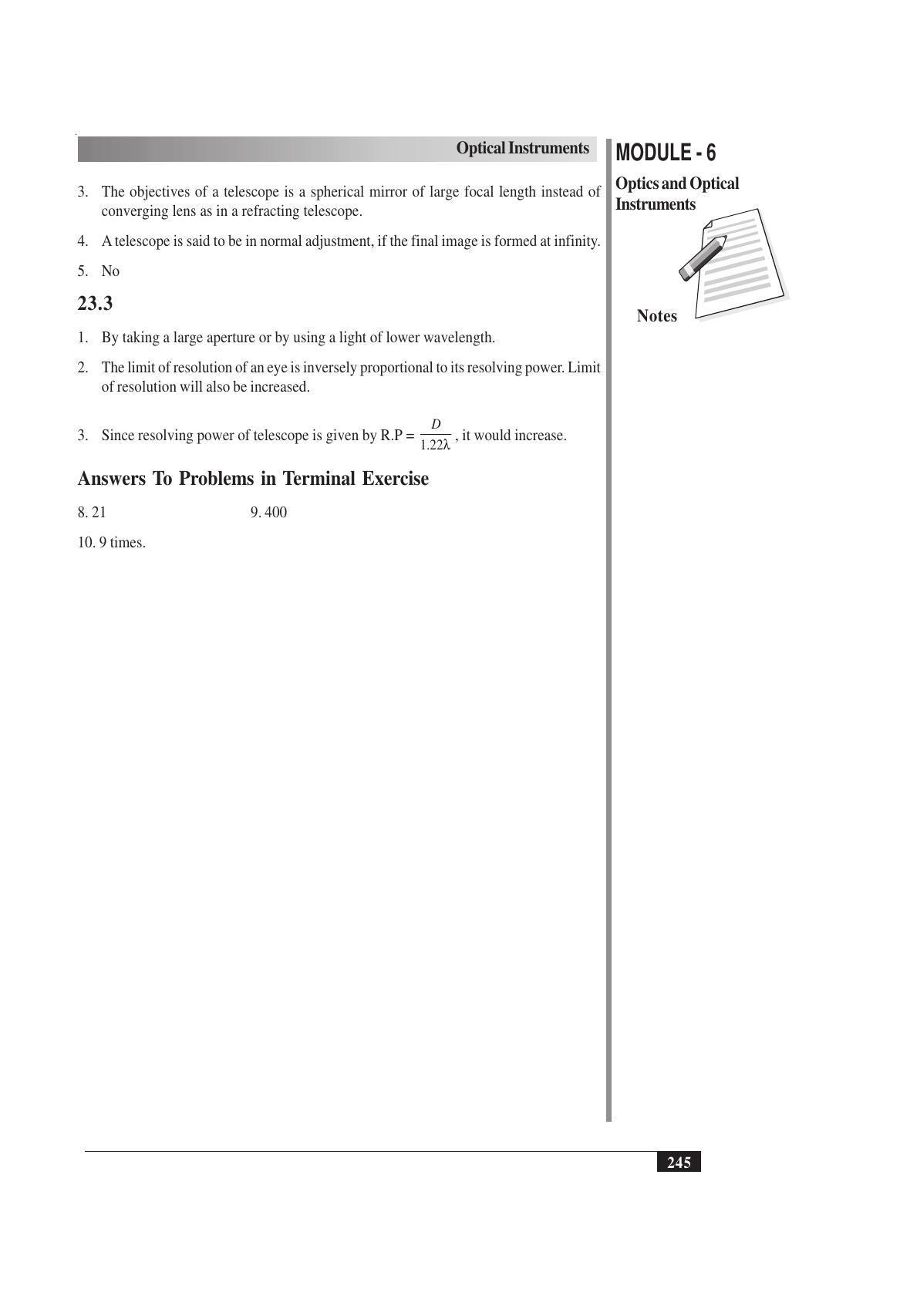 TS SCERT Inter 1st Year Physics Vol – II Path 1 (English Medium) Text Book - Page 259