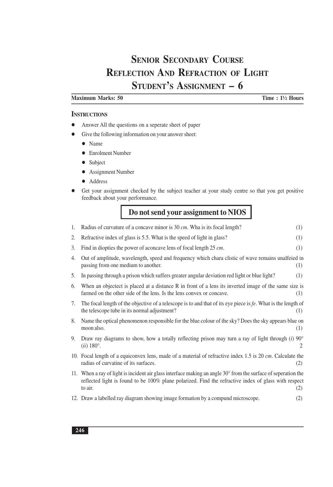 TS SCERT Inter 1st Year Physics Vol – II Path 1 (English Medium) Text Book - Page 260