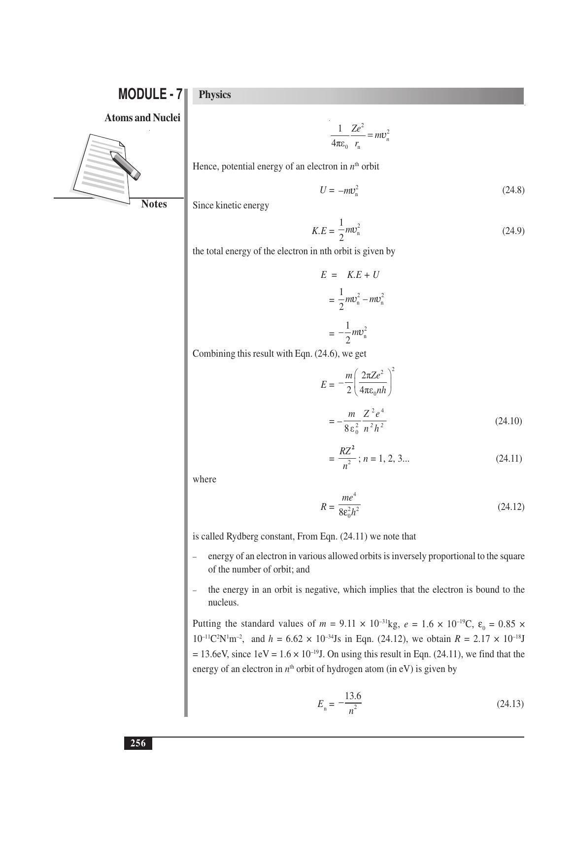 TS SCERT Inter 1st Year Physics Vol – II Path 1 (English Medium) Text Book - Page 272