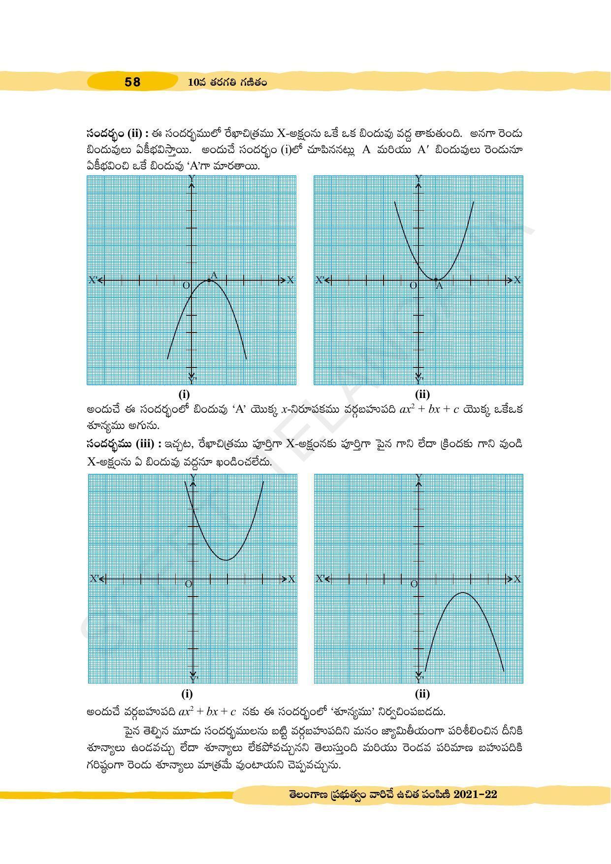 TS SCERT Class 10 Maths (Telugu Medium) Text Book - Page 68