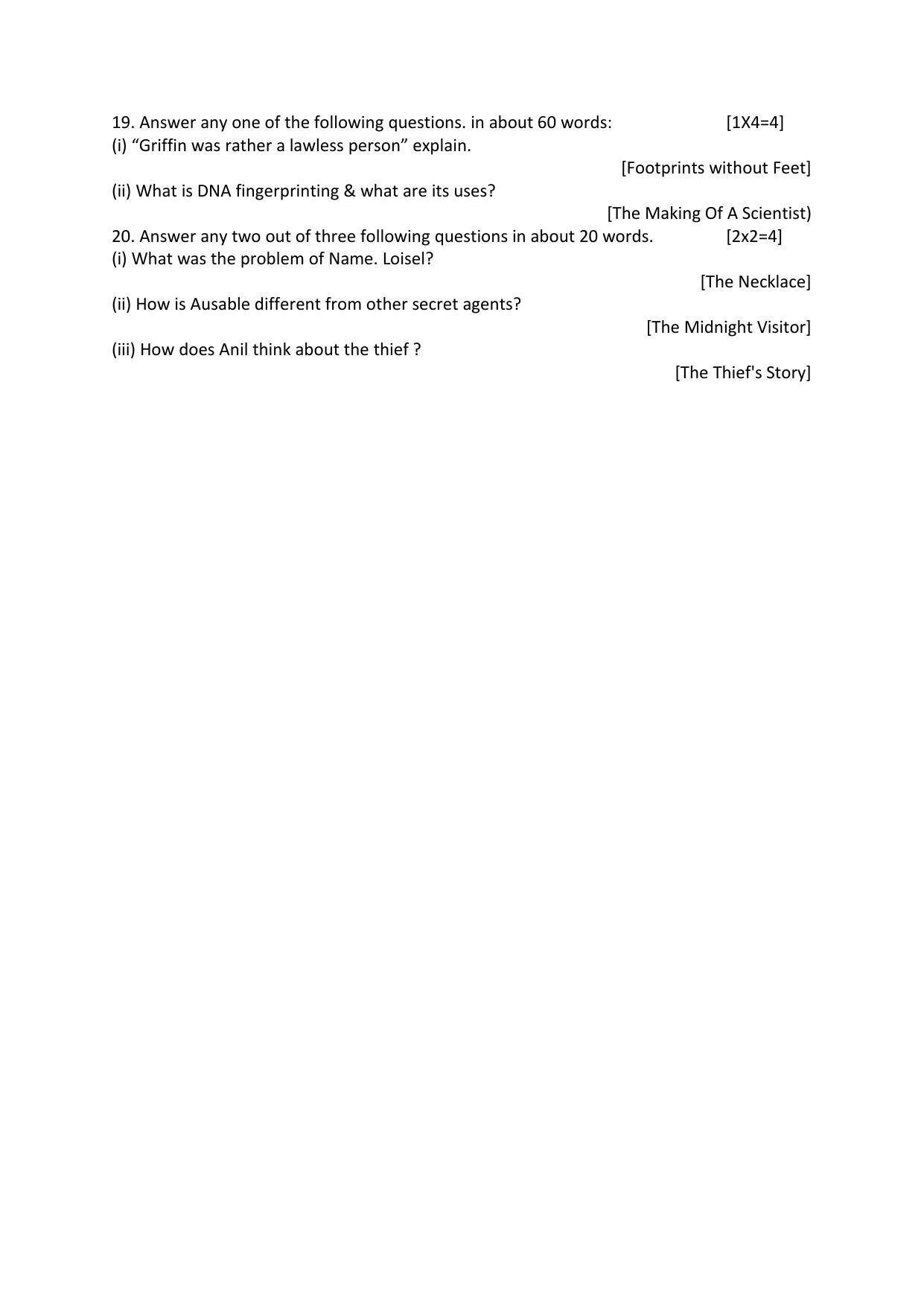 RBSE Class 10 Sample Paper (All Subjects) 2023 - Page 18