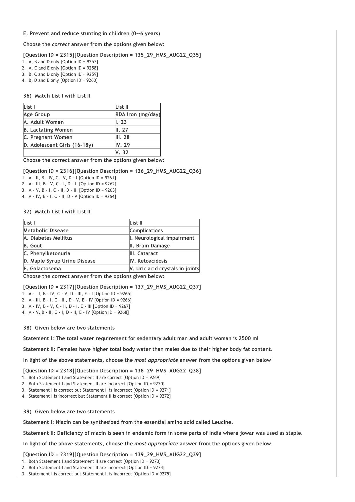 ICAR AIEEA PG 2022 COMMUNITY SCIENCE Question Paper - Page 7