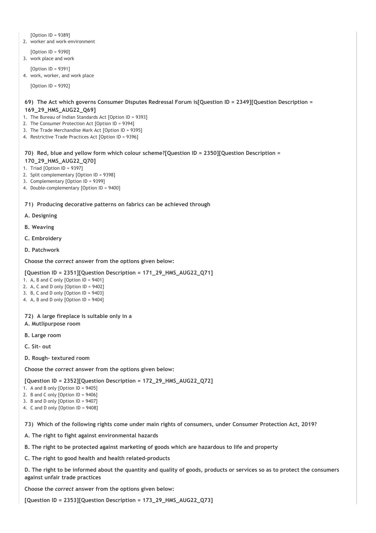 ICAR AIEEA PG 2022 COMMUNITY SCIENCE Question Paper - Page 13