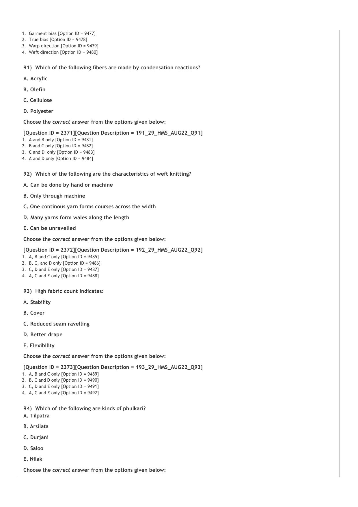 ICAR AIEEA PG 2022 COMMUNITY SCIENCE Question Paper - Page 17