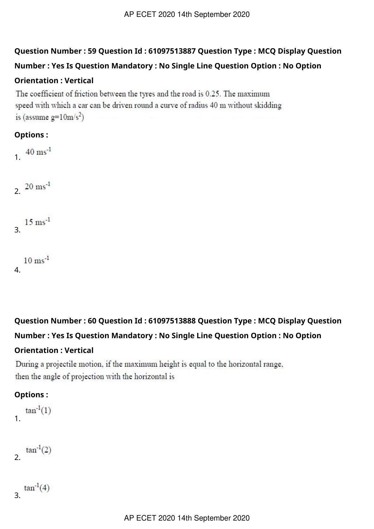 AP ECET 2020 - Electrical and Electronics Engineering (Preview) Question Paper With Preliminary Keys - Page 34