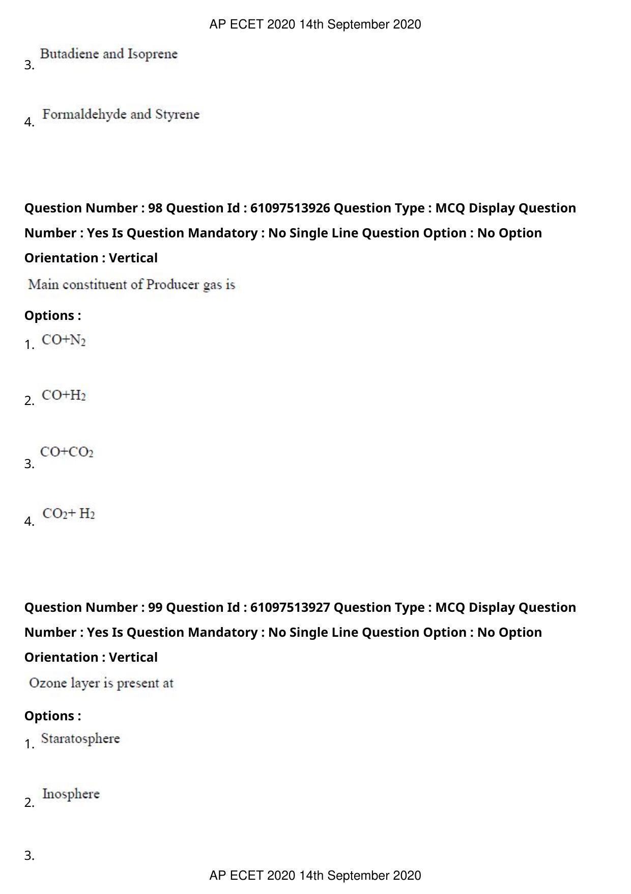 AP ECET 2020 - Electrical and Electronics Engineering (Preview) Question Paper With Preliminary Keys - Page 54