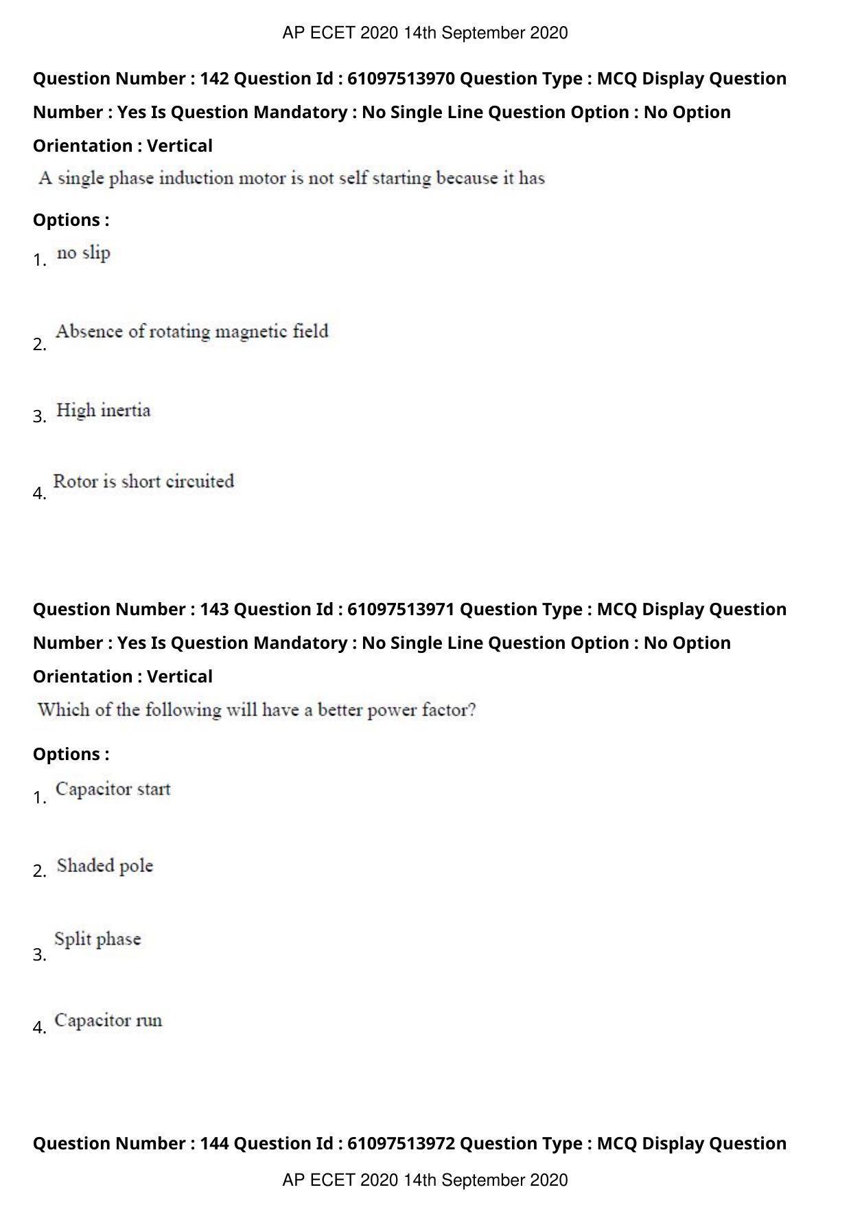 AP ECET 2020 - Electrical and Electronics Engineering (Preview) Question Paper With Preliminary Keys - Page 77