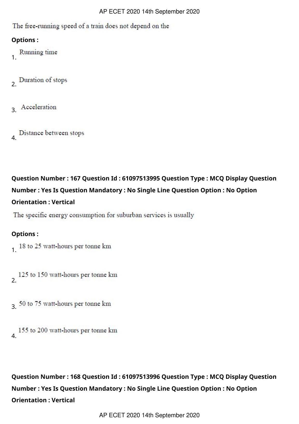 AP ECET 2020 - Electrical and Electronics Engineering (Preview) Question Paper With Preliminary Keys - Page 89