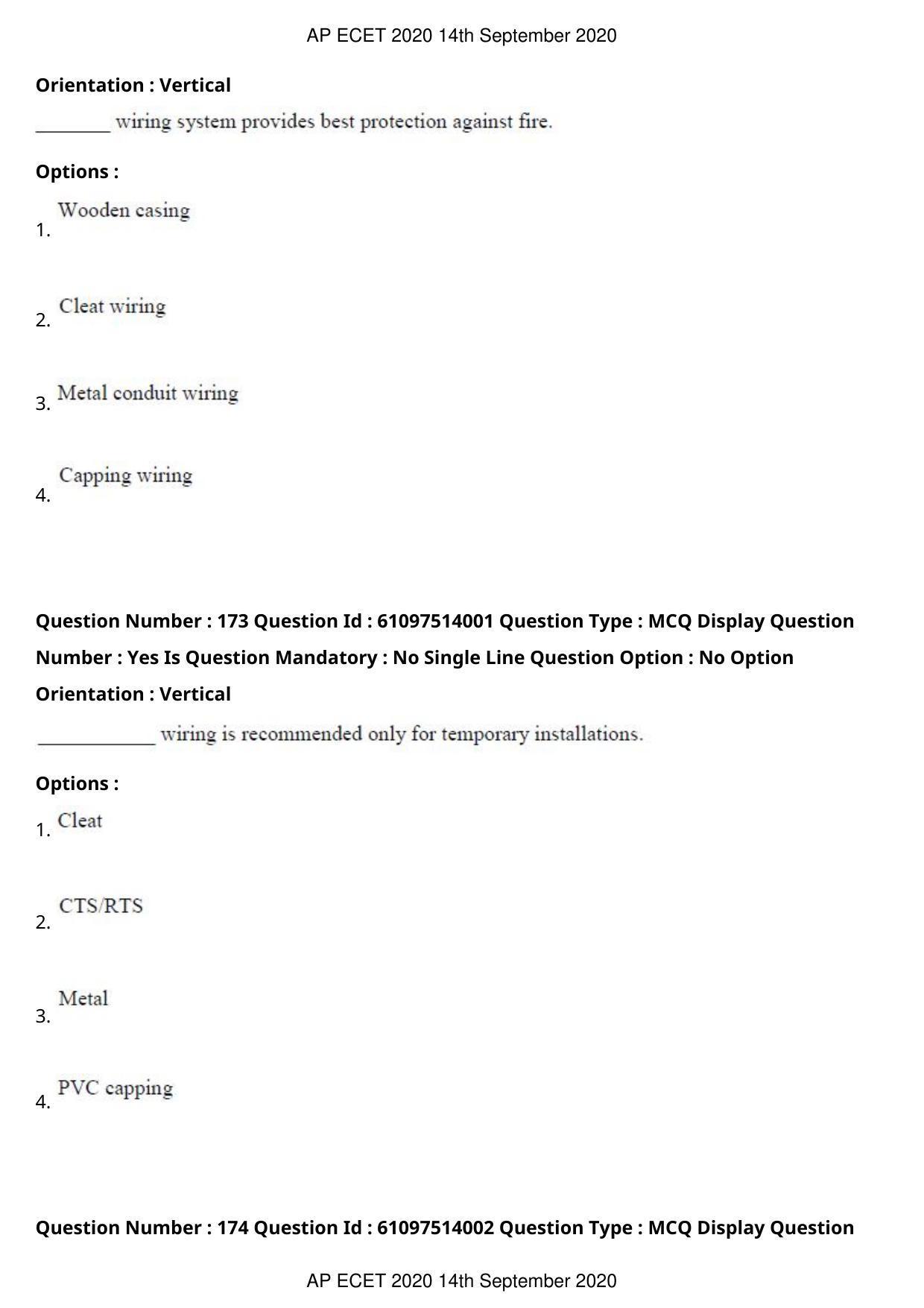 AP ECET 2020 - Electrical and Electronics Engineering (Preview) Question Paper With Preliminary Keys - Page 92