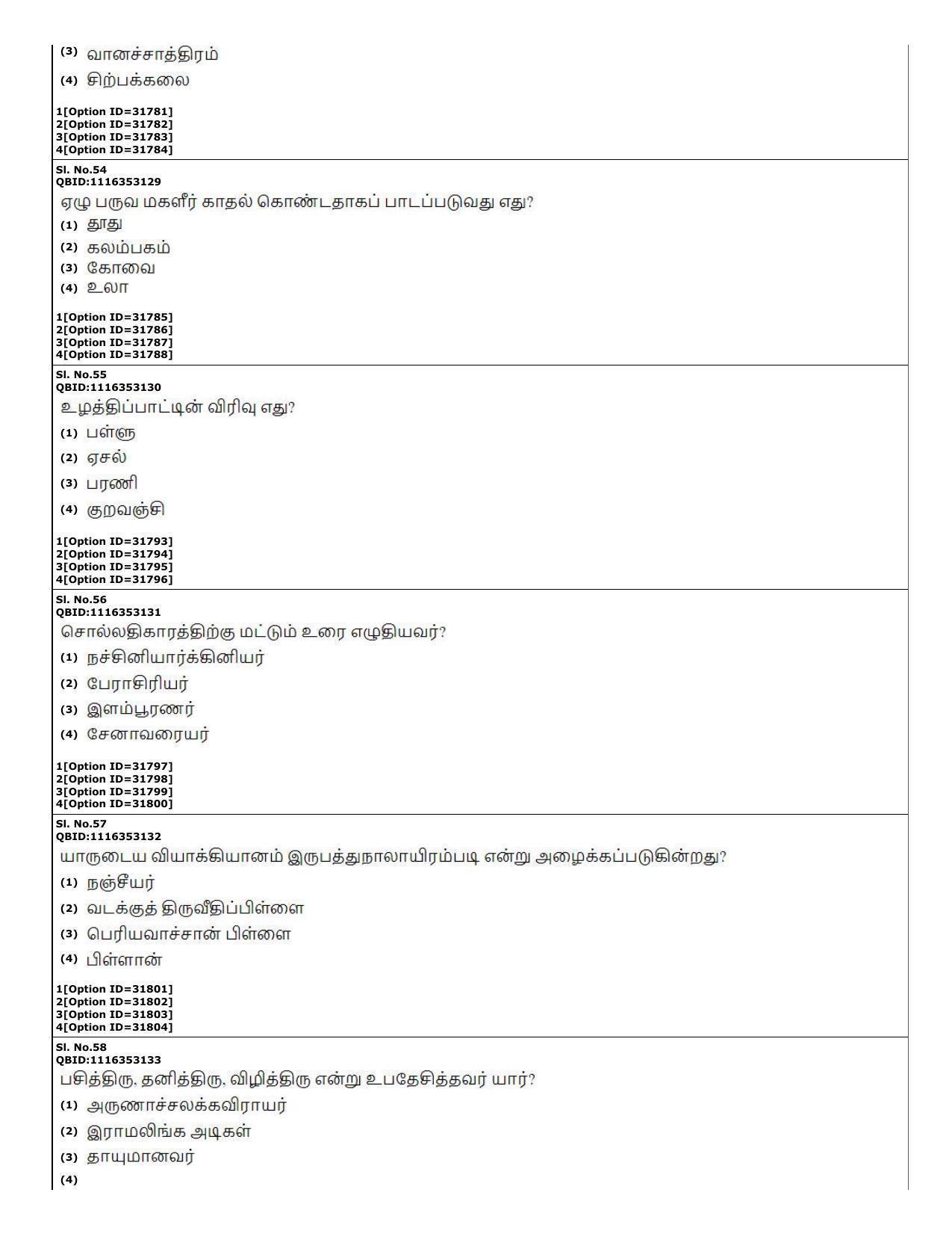 CUET (PG) 2022: PGQP-60 Tamil (10-09-2022) Question Paper - Page 16