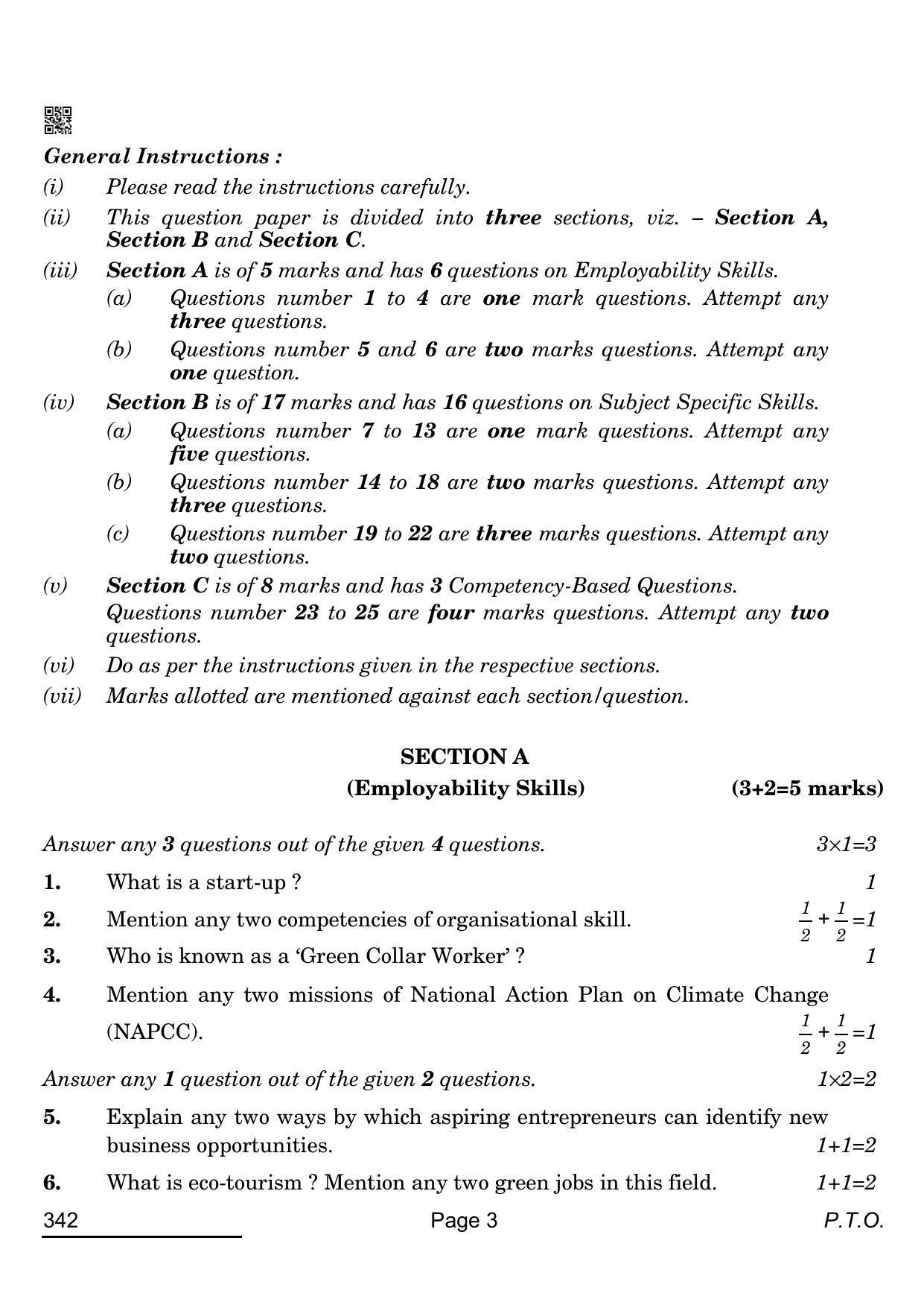 CBSE Class 12 342_Geospatial Technology 2022 Question Paper - Page 3