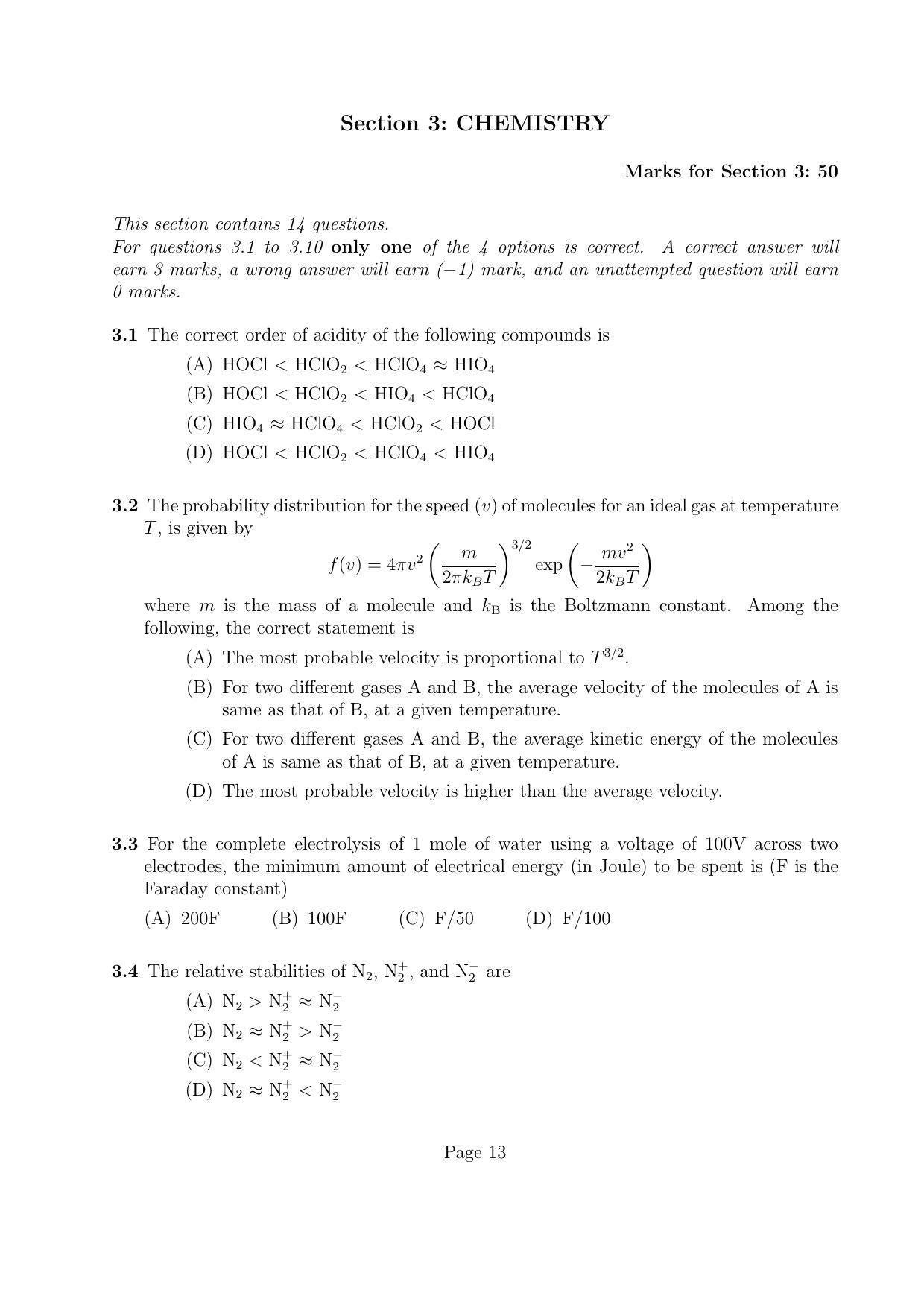 LPU NEST Question Paper 2012 SET A - Page 13