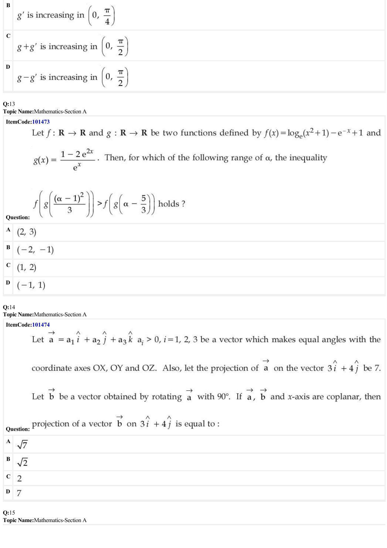 JEE Mains 2022: BTech English (Shift 1) 25-06-2022 Question Paper - Page 5