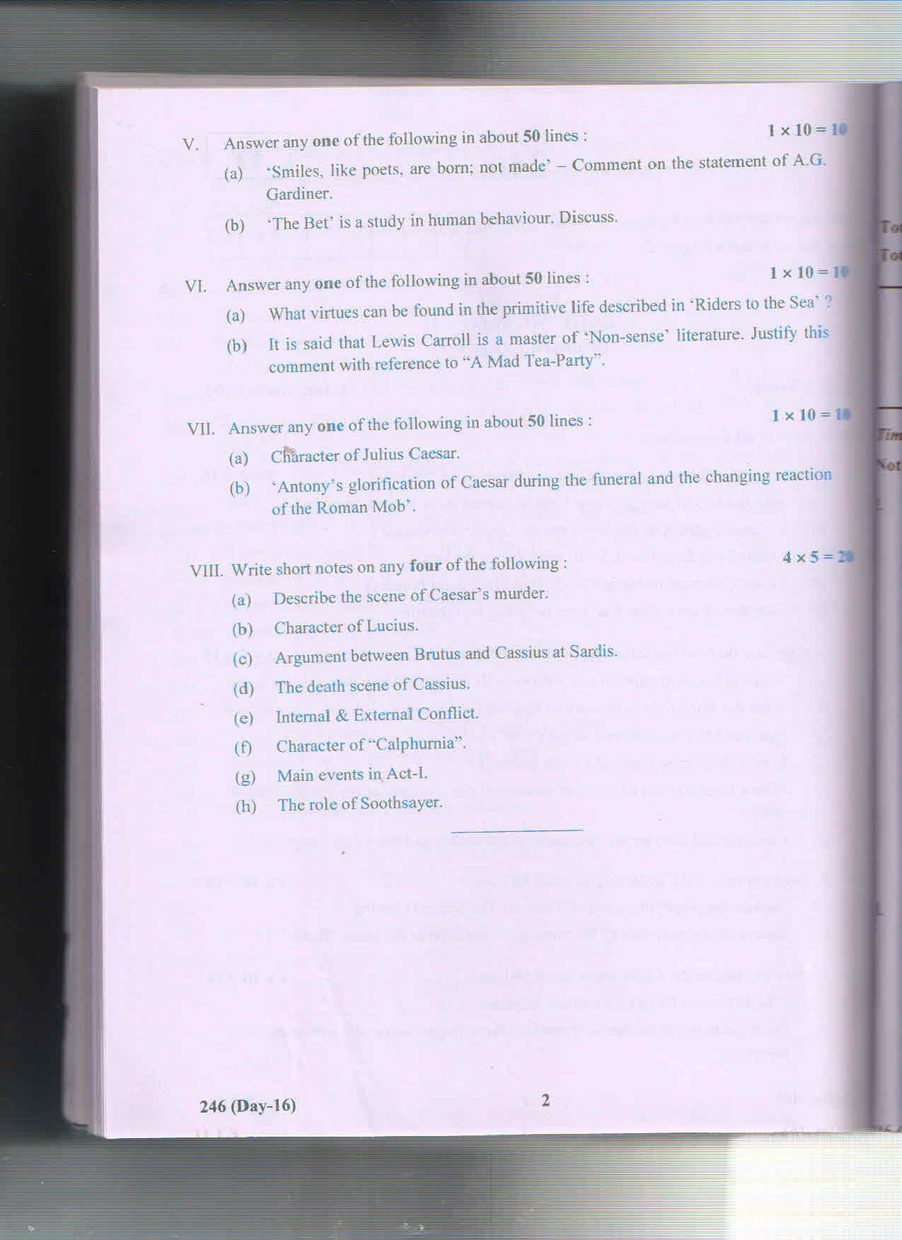 AP Inter 2nd Year Modern Laguage English-II March 2018 (General) Question Paper - Page 2