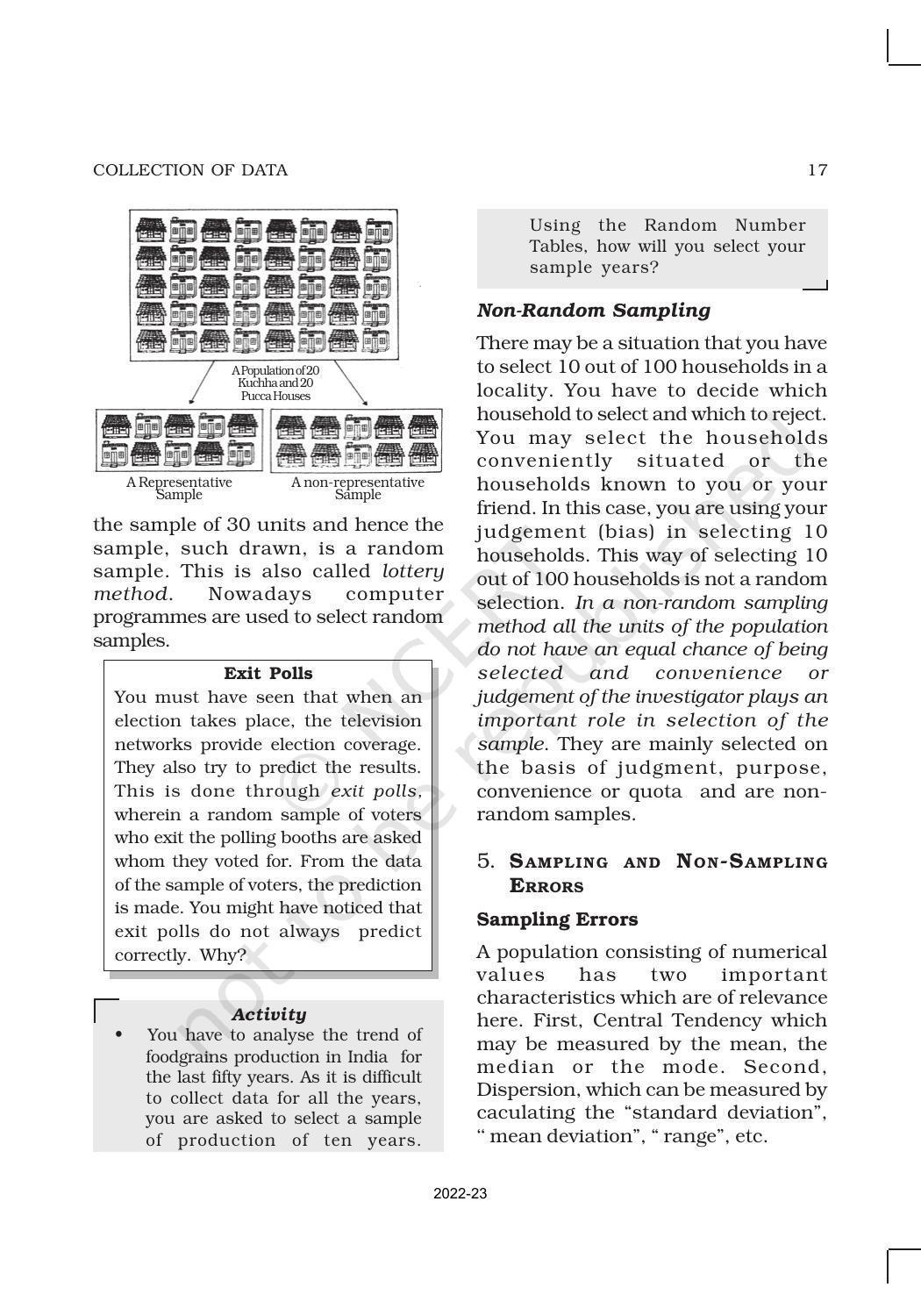 NCERT Book for Class 11 Economics (Statistic Economics) Chapter 2 Collection of Data - Page 9
