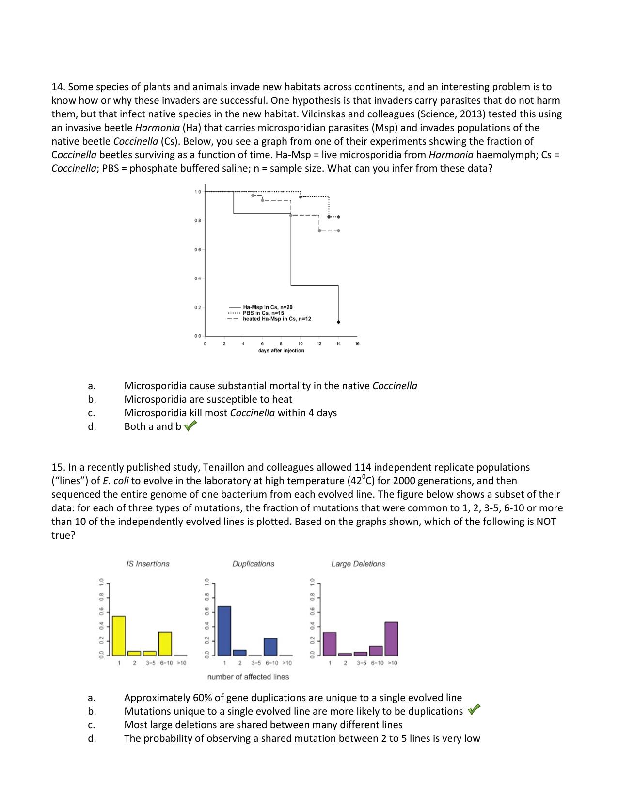 JGEEBILS Biology Answer Keys 2014 - Page 11