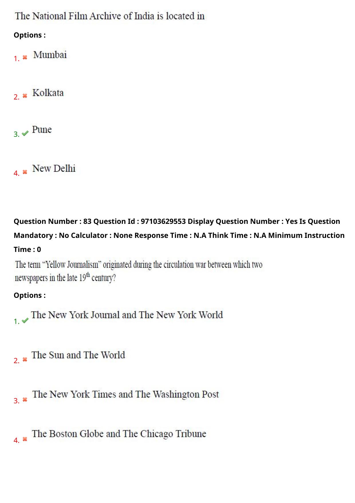 AP RCET 2024 Journalism and Mass Communication Question Paper - Page 53