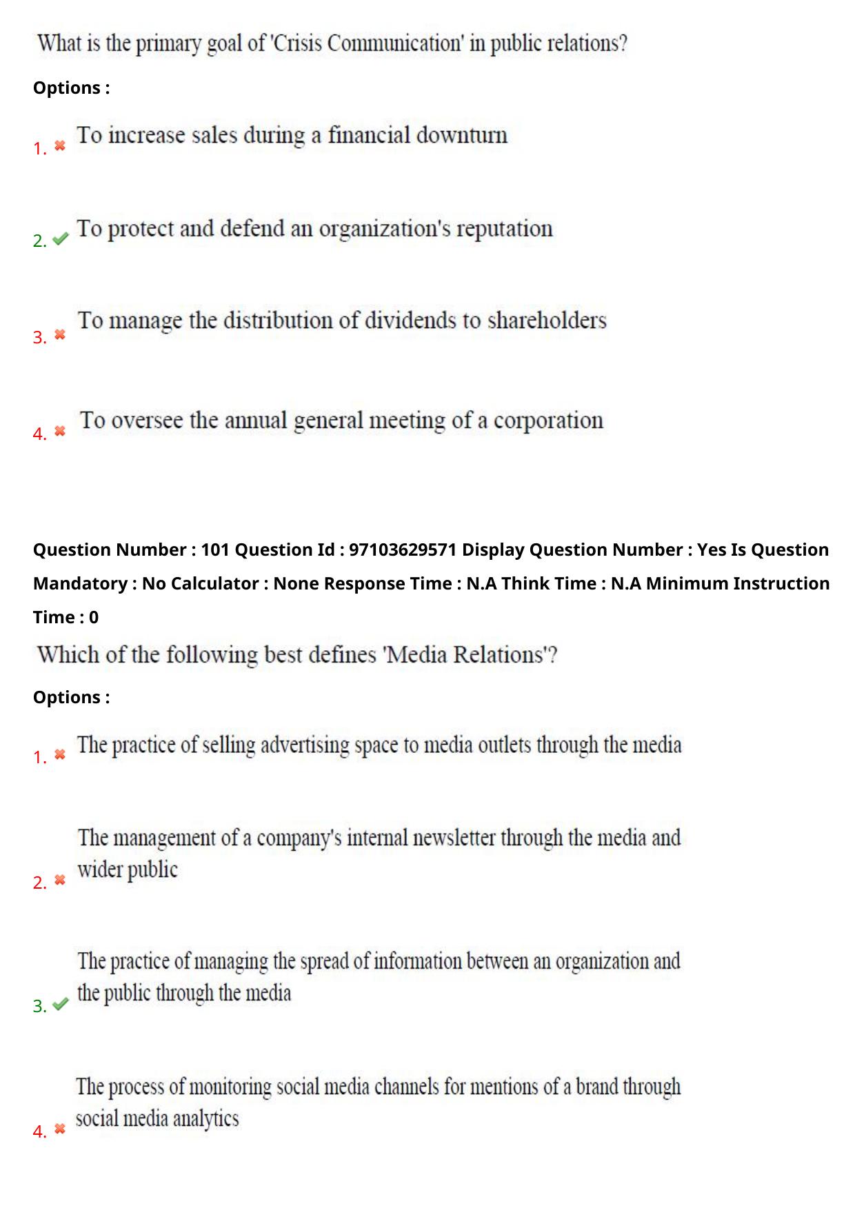AP RCET 2024 Journalism and Mass Communication Question Paper - Page 63