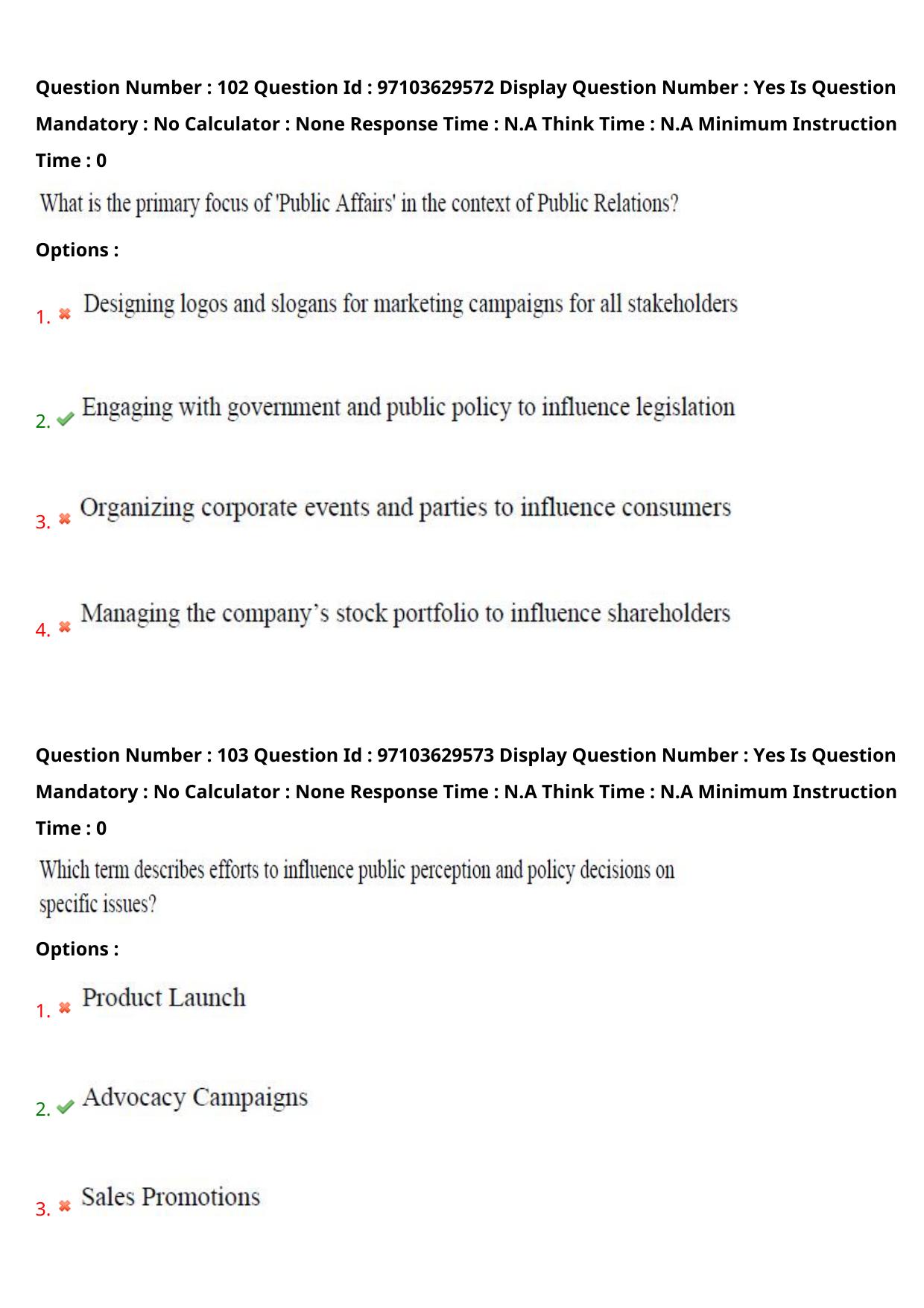AP RCET 2024 Journalism and Mass Communication Question Paper - Page 64