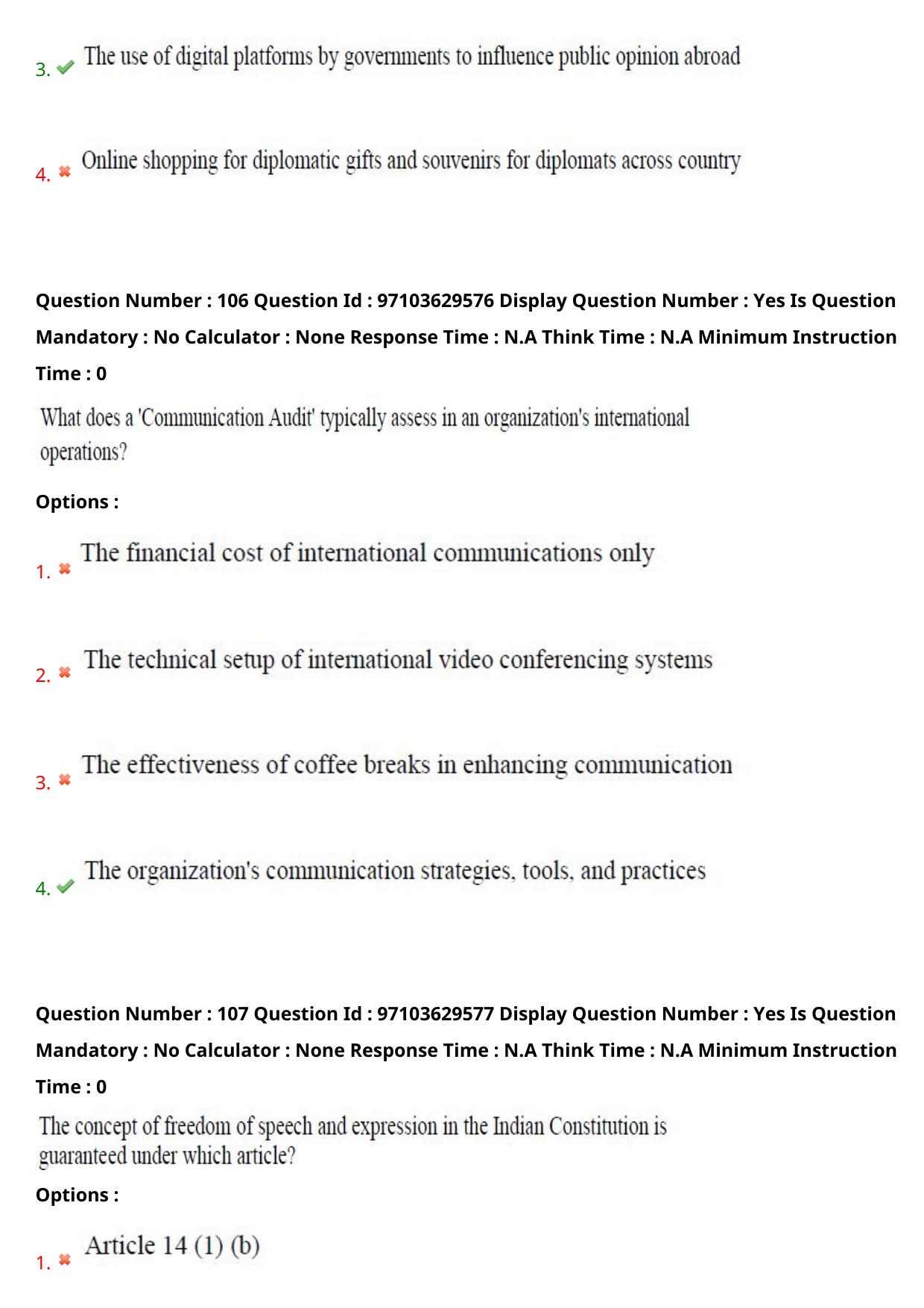 AP RCET 2024 Journalism and Mass Communication Question Paper - Page 66