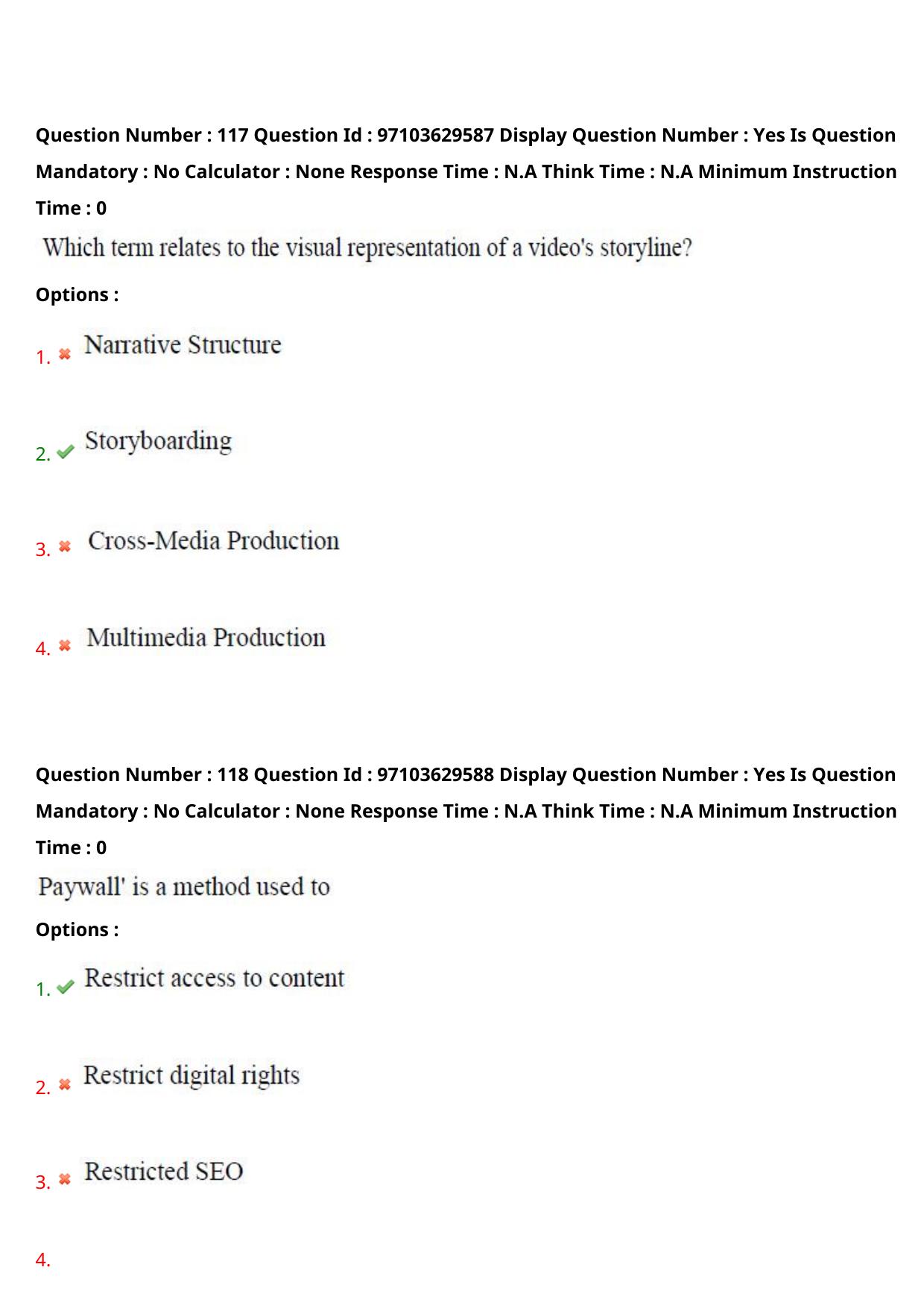 AP RCET 2024 Journalism and Mass Communication Question Paper - Page 72