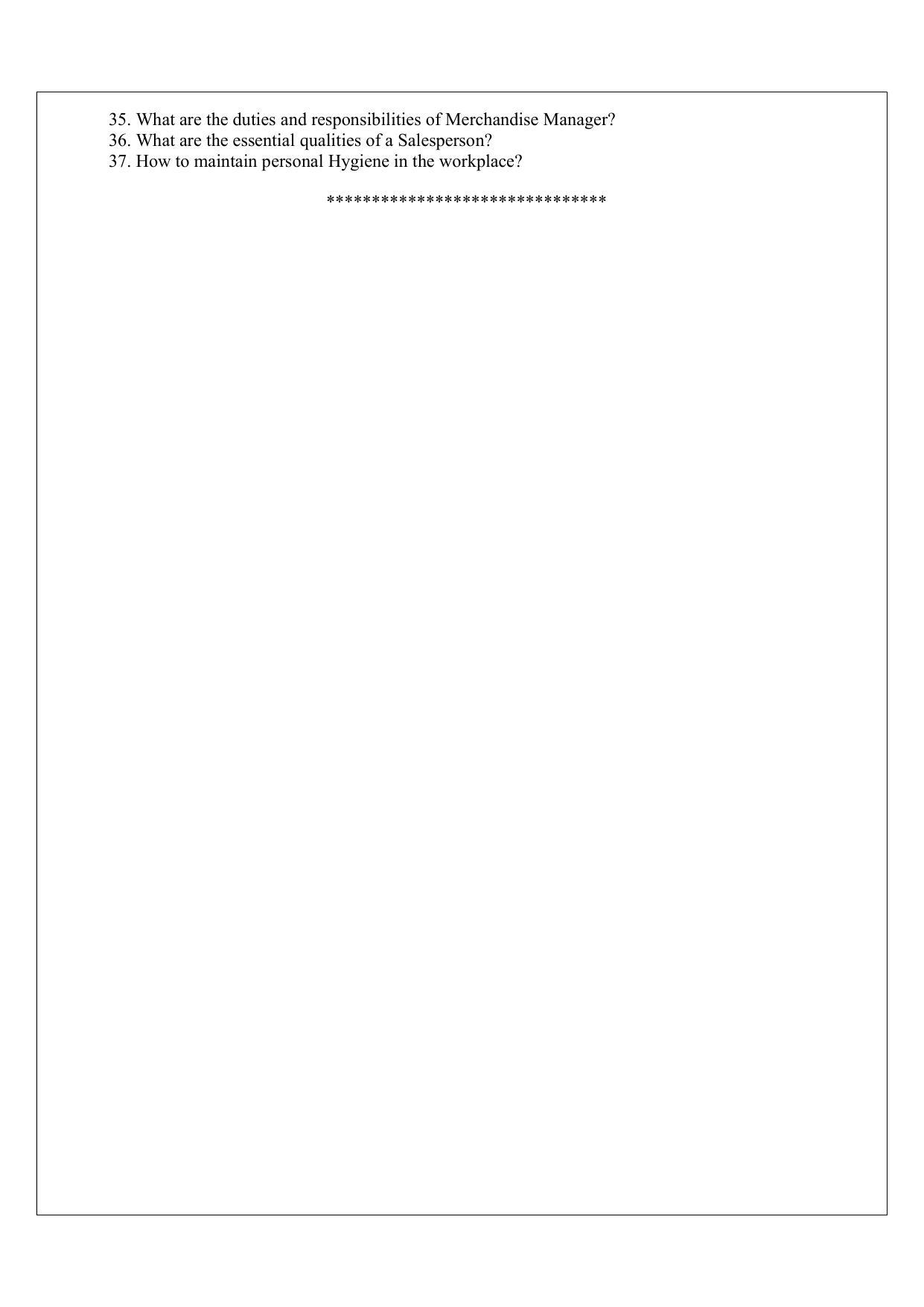 Karnataka 1st PUC RETAIL Model Question Paper - Page 7