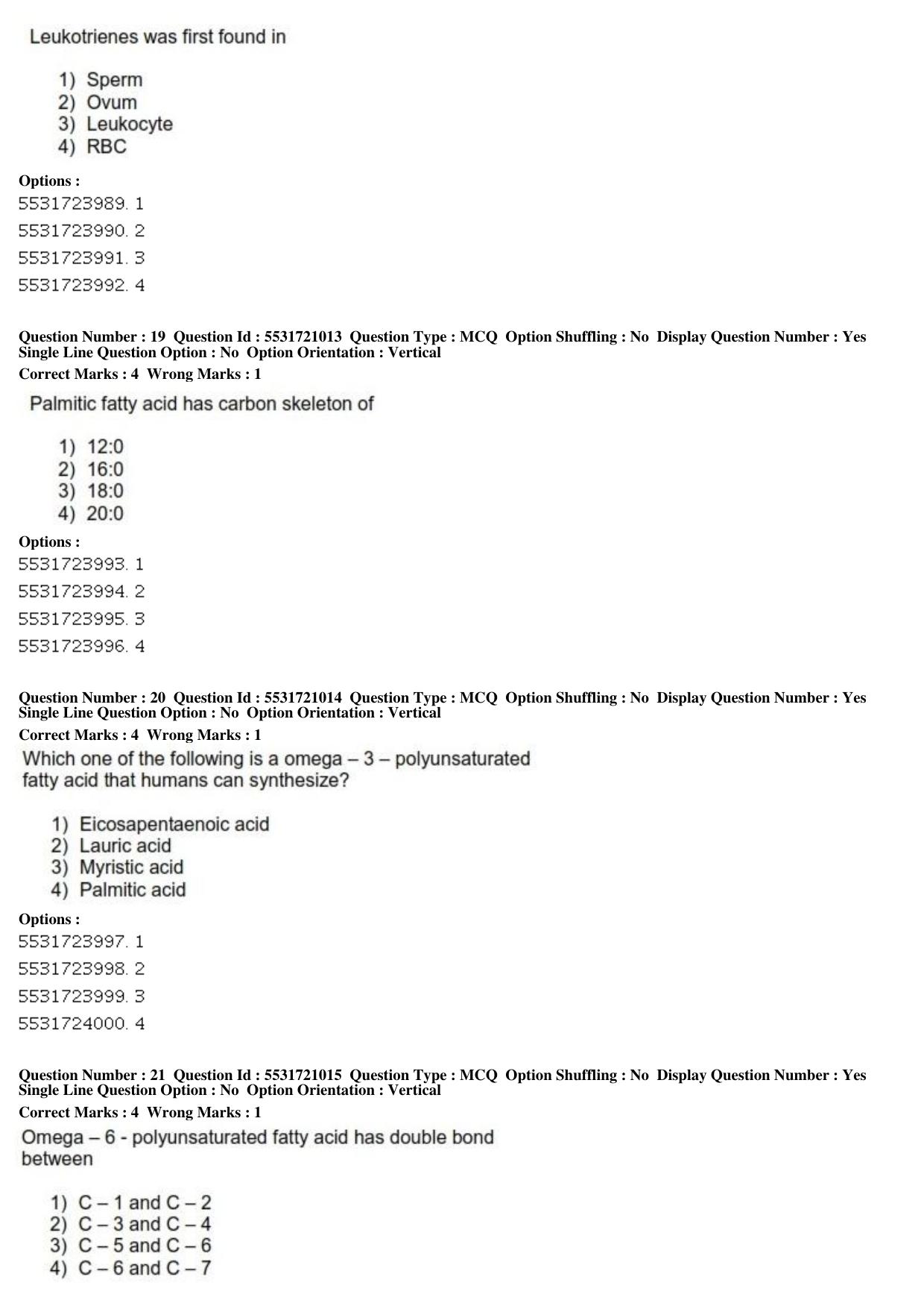 ICAR AIEEA PG 2019 ANIMAL BIOTECHNOLOGY Question Paper - Page 7