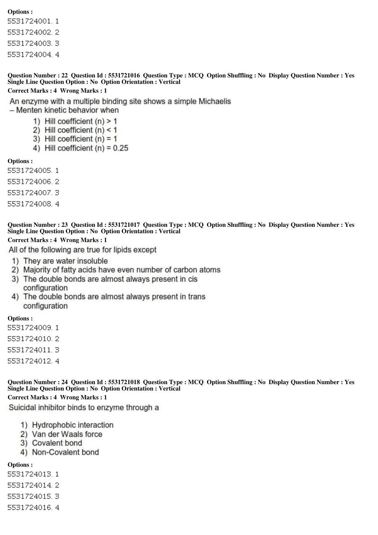 ICAR AIEEA PG 2019 ANIMAL BIOTECHNOLOGY Question Paper - Page 8