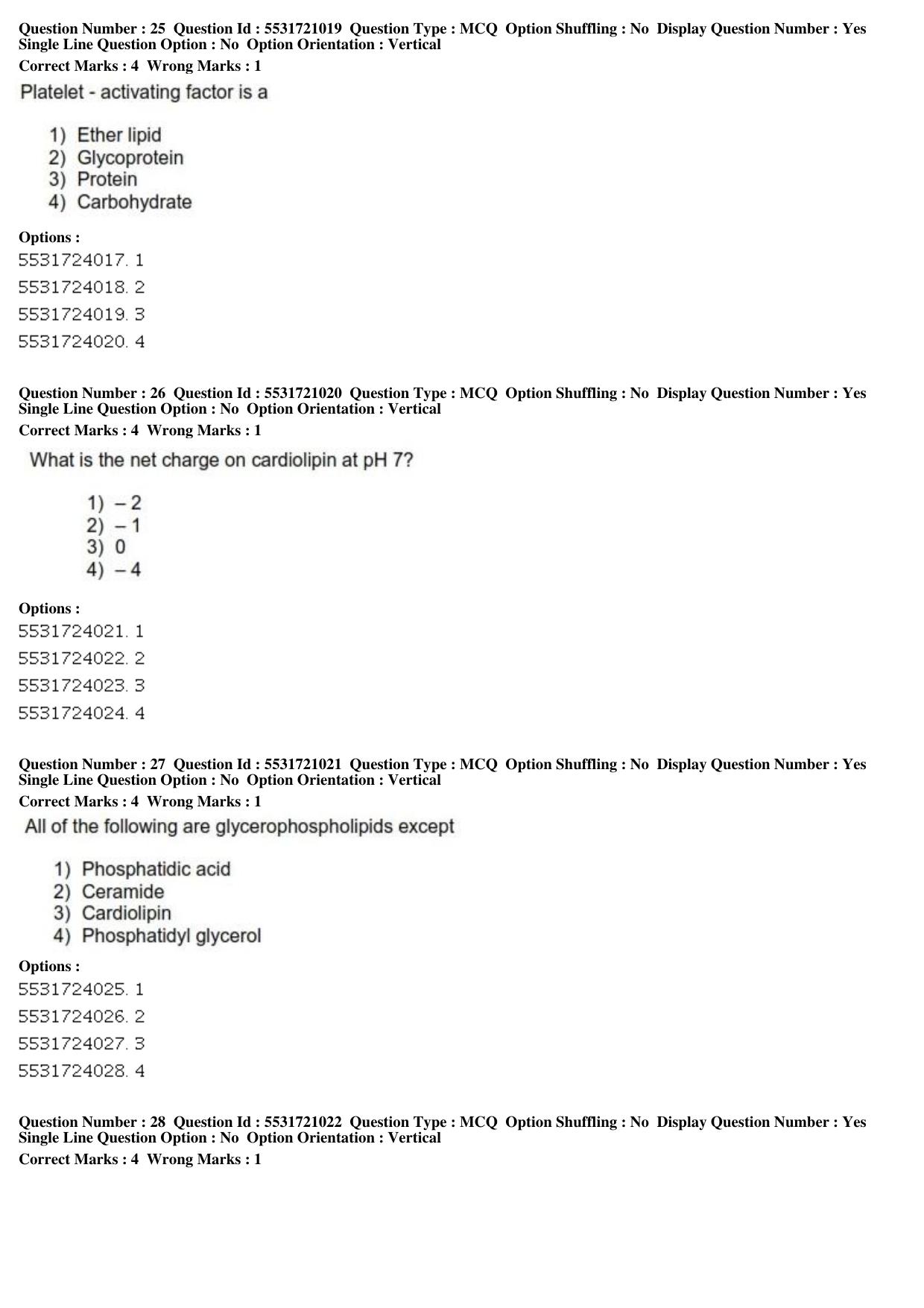 ICAR AIEEA PG 2019 ANIMAL BIOTECHNOLOGY Question Paper - Page 9