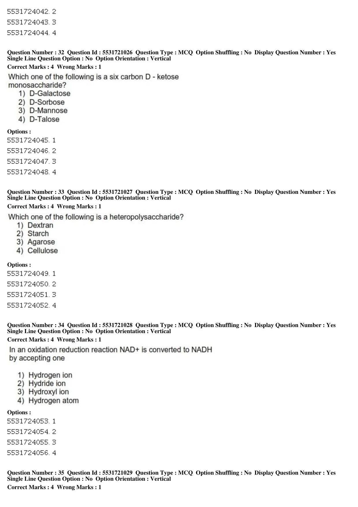 ICAR AIEEA PG 2019 ANIMAL BIOTECHNOLOGY Question Paper - Page 11