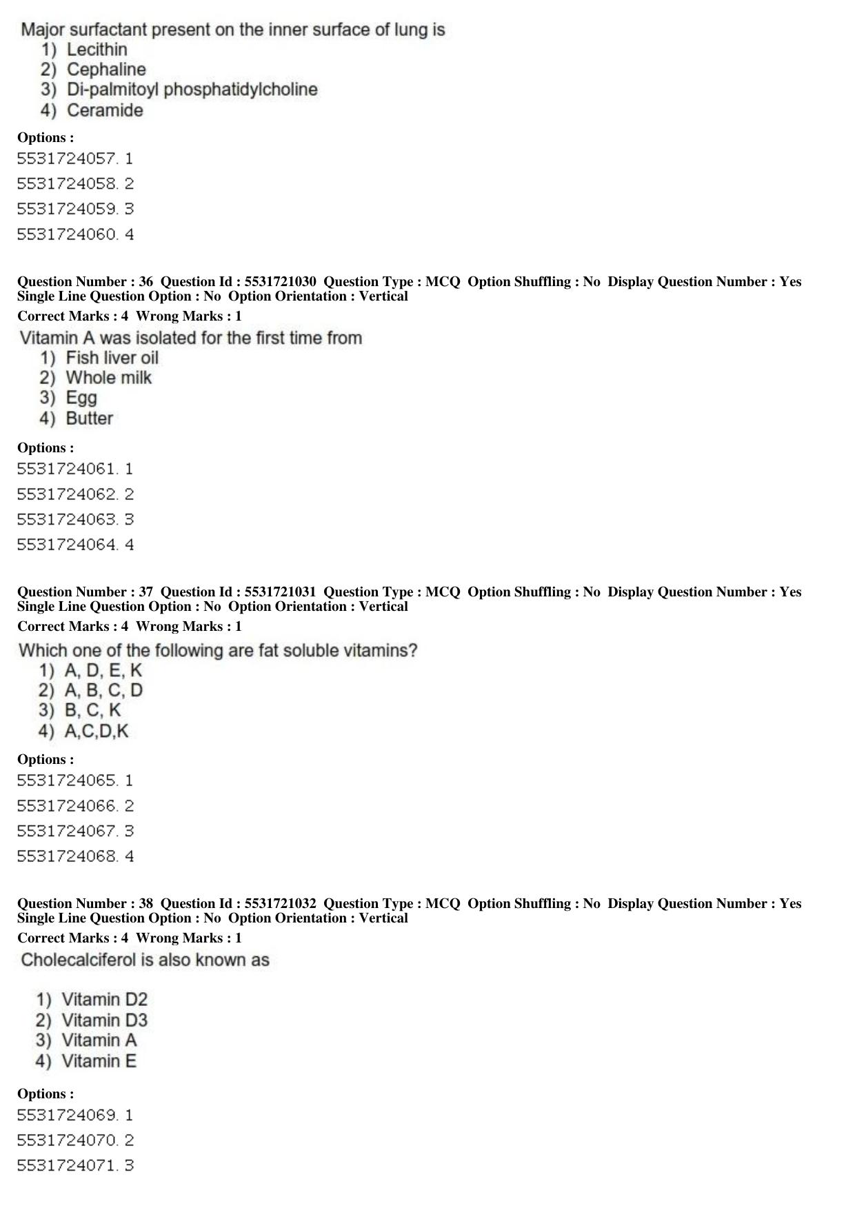 ICAR AIEEA PG 2019 ANIMAL BIOTECHNOLOGY Question Paper - Page 12