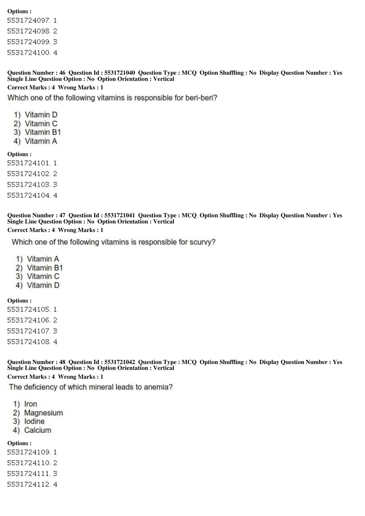 ICAR AIEEA PG 2019 ANIMAL BIOTECHNOLOGY Question Paper - Page 15