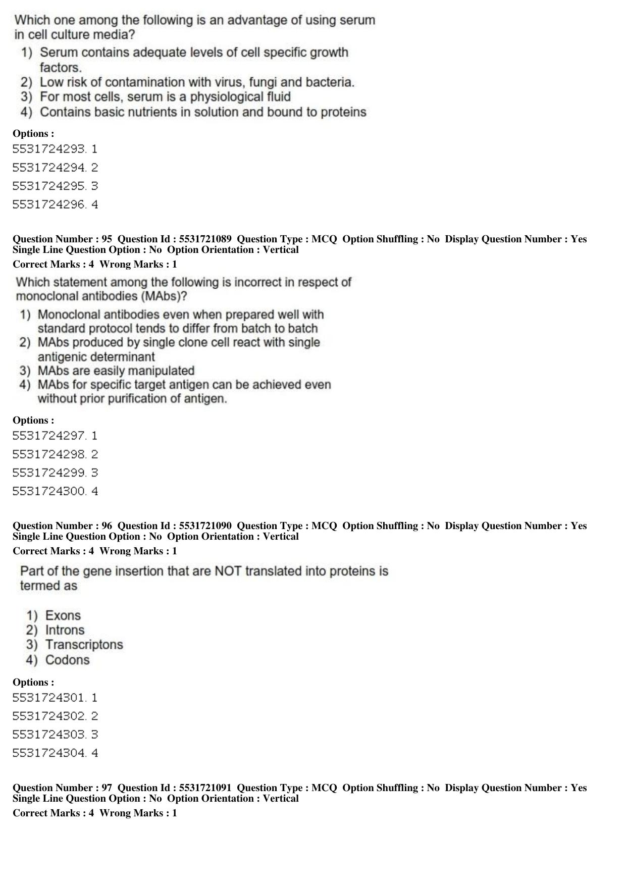 ICAR AIEEA PG 2019 ANIMAL BIOTECHNOLOGY Question Paper - Page 30