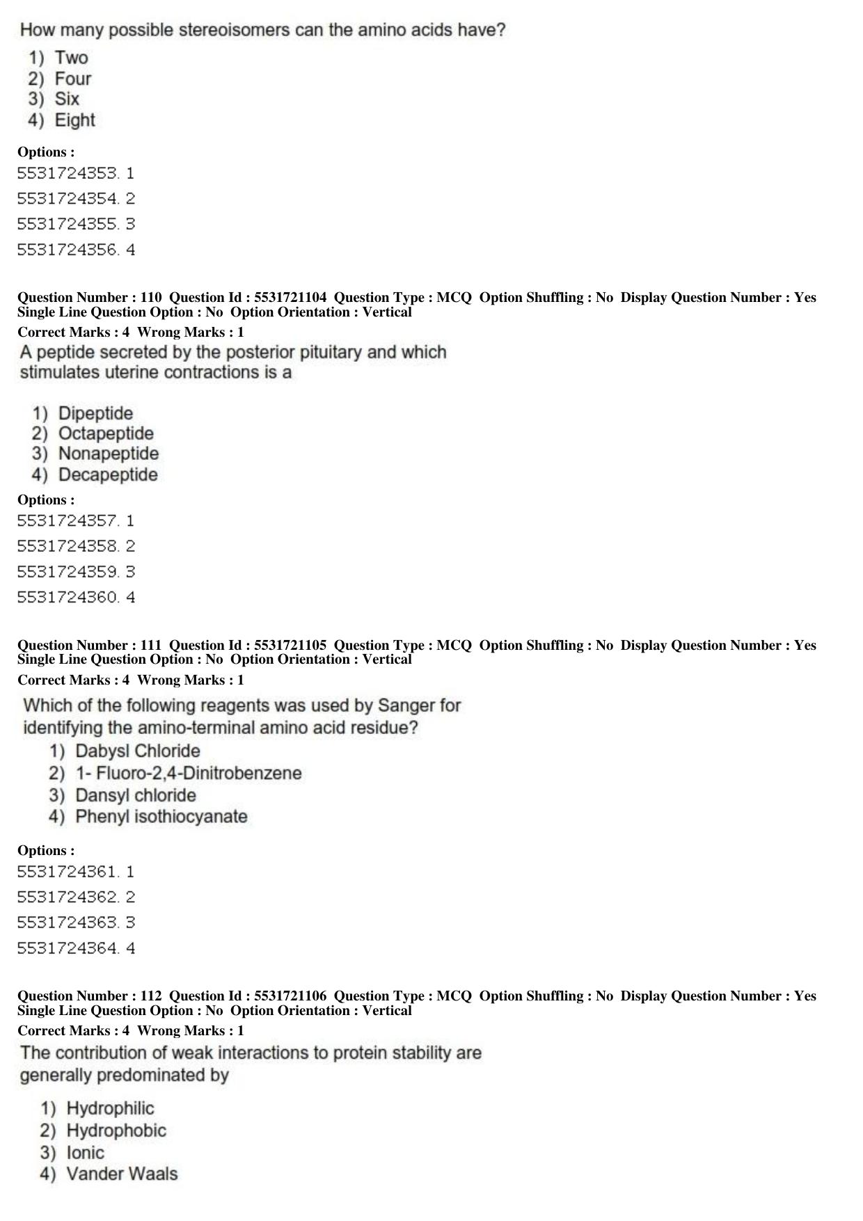 ICAR AIEEA PG 2019 ANIMAL BIOTECHNOLOGY Question Paper - Page 35