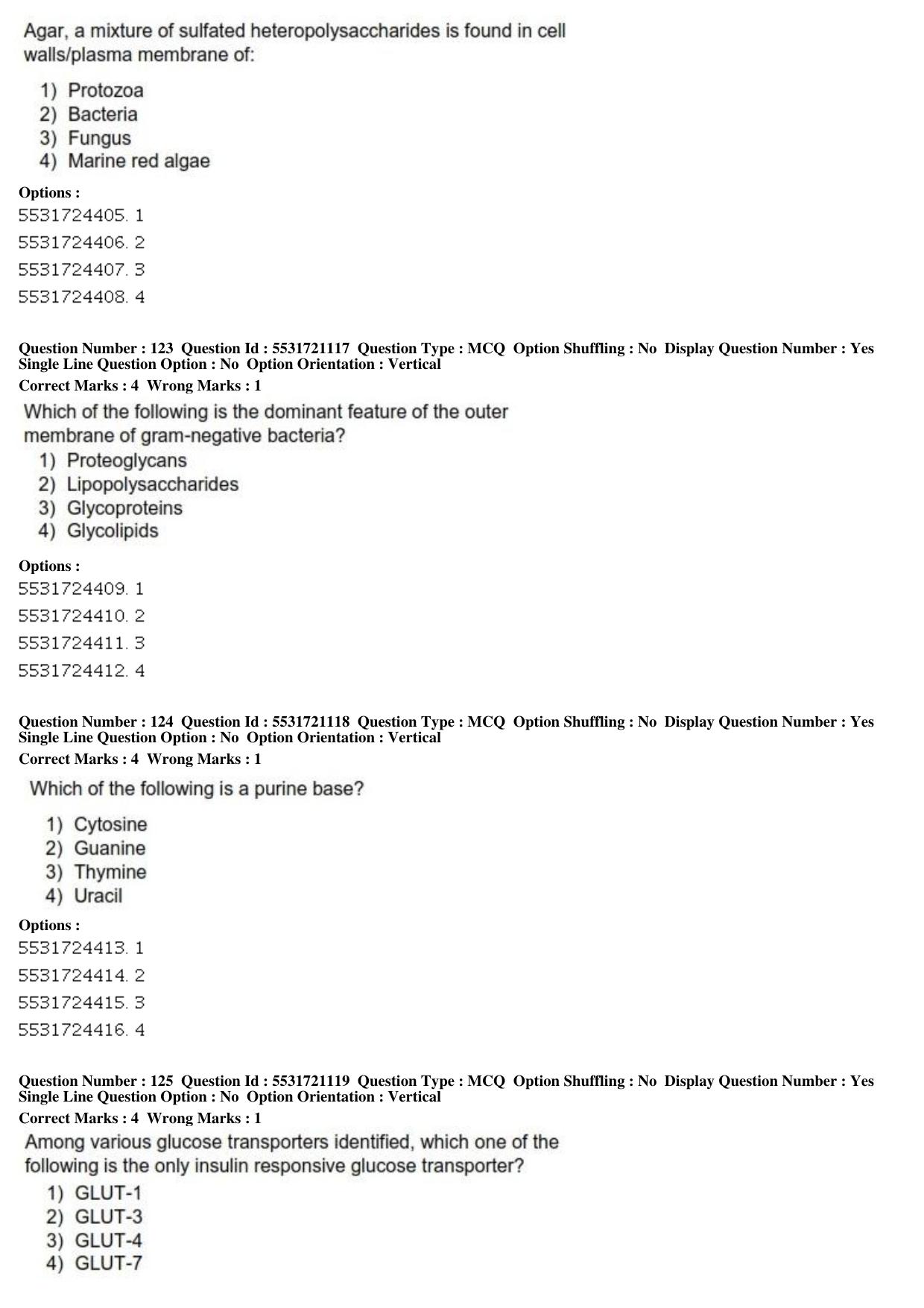 ICAR AIEEA PG 2019 ANIMAL BIOTECHNOLOGY Question Paper - Page 39