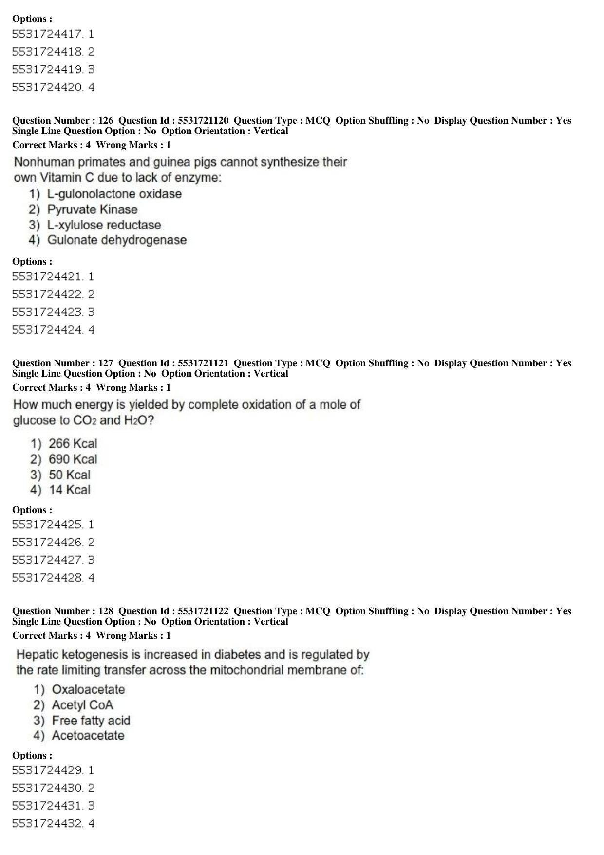 ICAR AIEEA PG 2019 ANIMAL BIOTECHNOLOGY Question Paper - Page 40