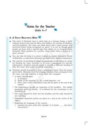 NCERT Book for Class 9 English Chapter 4 A Truly Beautiful Mind