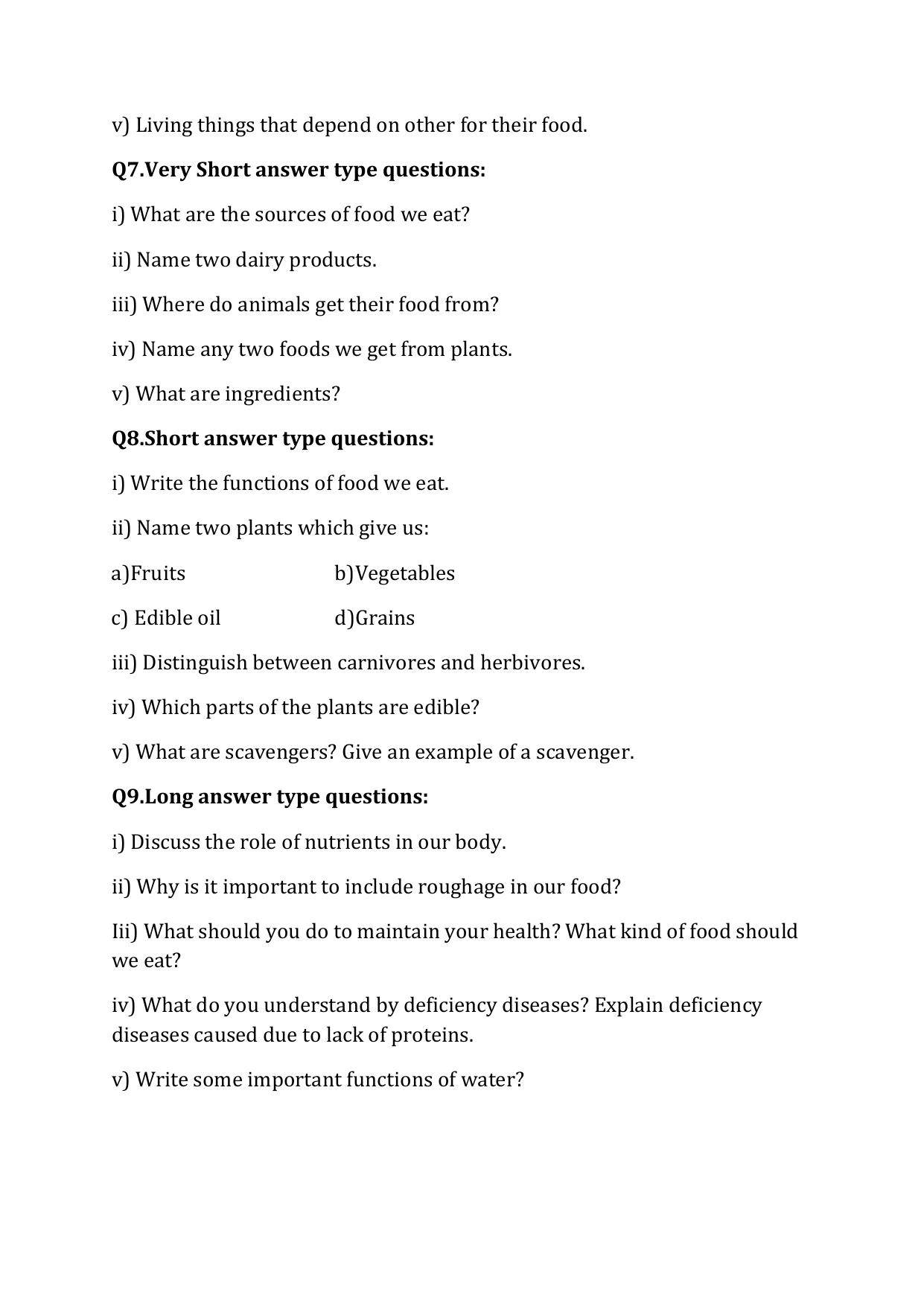 CBSE Worksheets for Class 6 Science Assignment 19 - Page 2