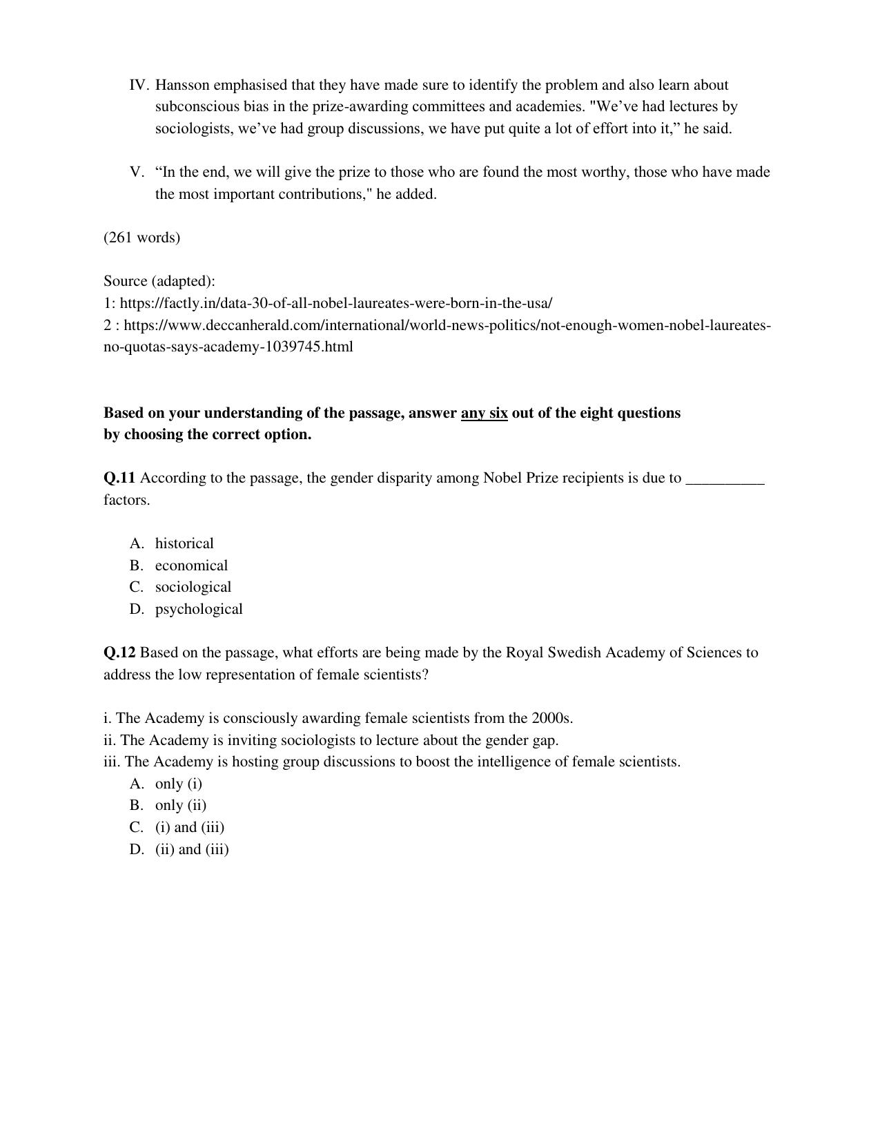 CBSE Class 10 English (Language & Literature) Practice Questions 2021-22 - Page 6