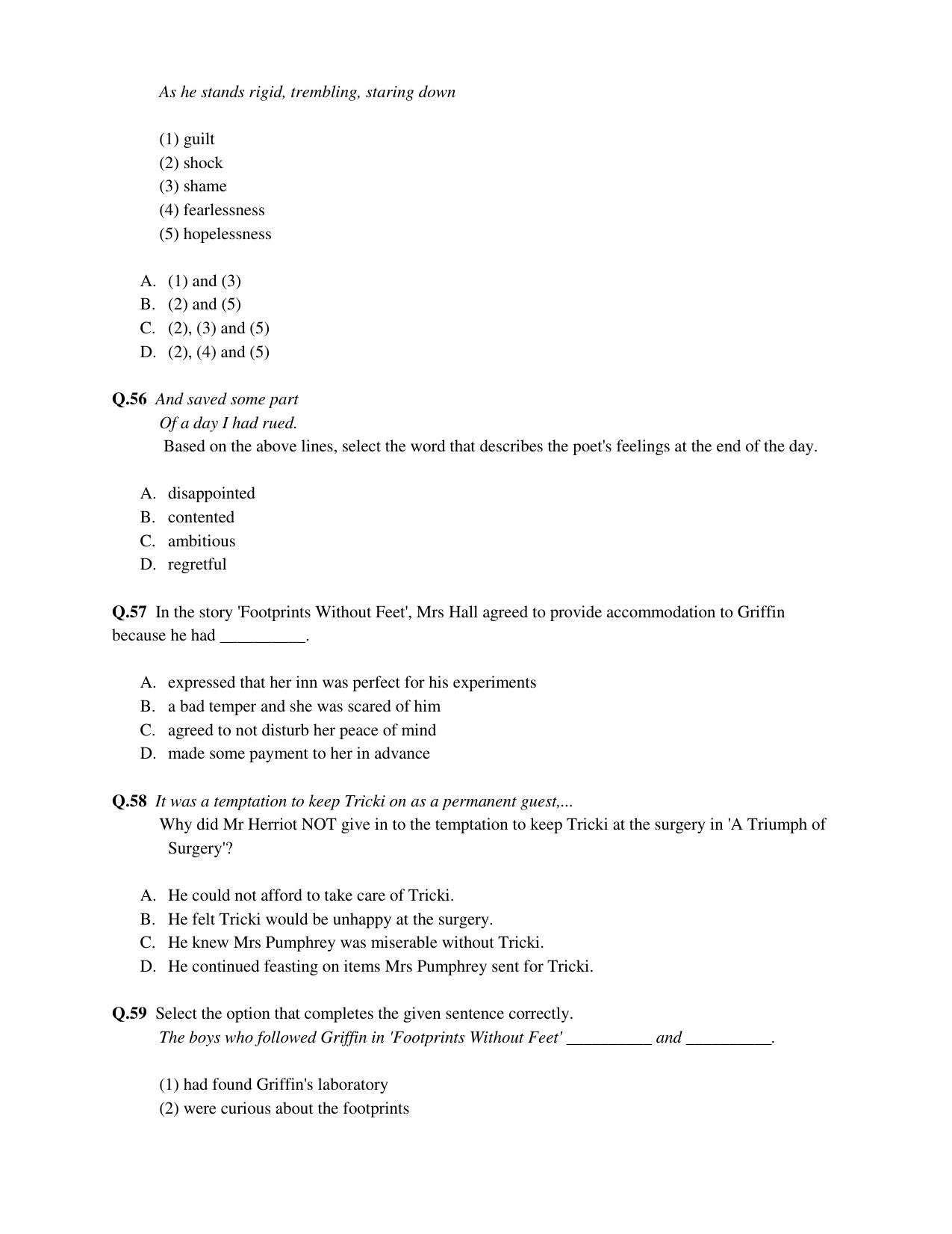 CBSE Class 10 English (Language & Literature) Practice Questions 2021-22 - Page 18