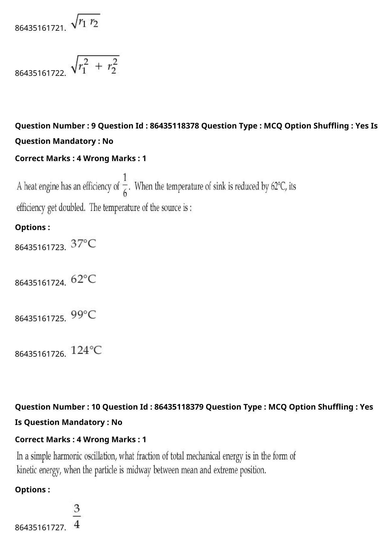 JEE Mains 2021: BTech	(Shift 2) 25-07-2021 Question Paper - Page 7