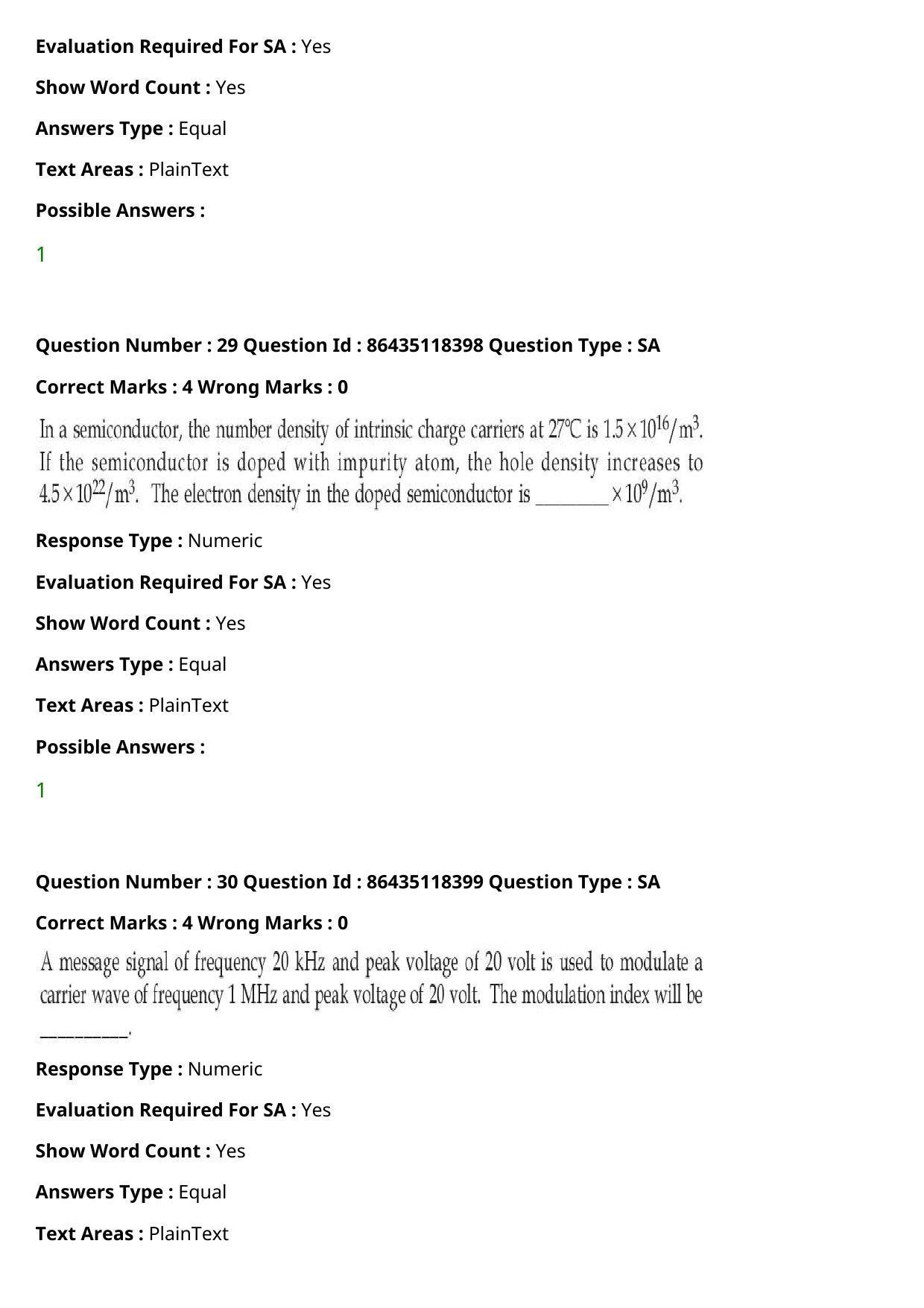 JEE Mains 2021: BTech	(Shift 2) 25-07-2021 Question Paper - Page 20
