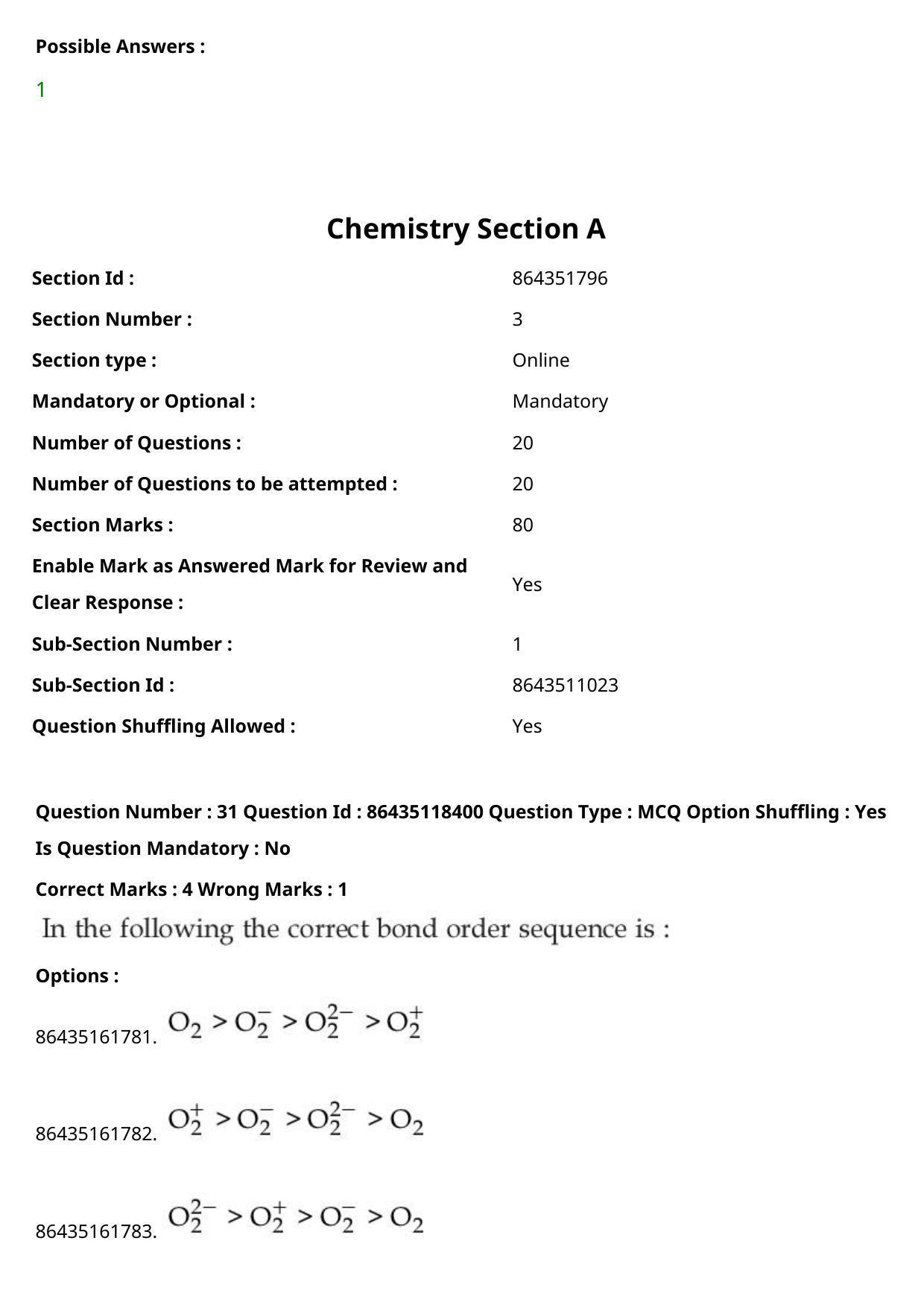 JEE Mains 2021: BTech	(Shift 2) 25-07-2021 Question Paper - Page 21