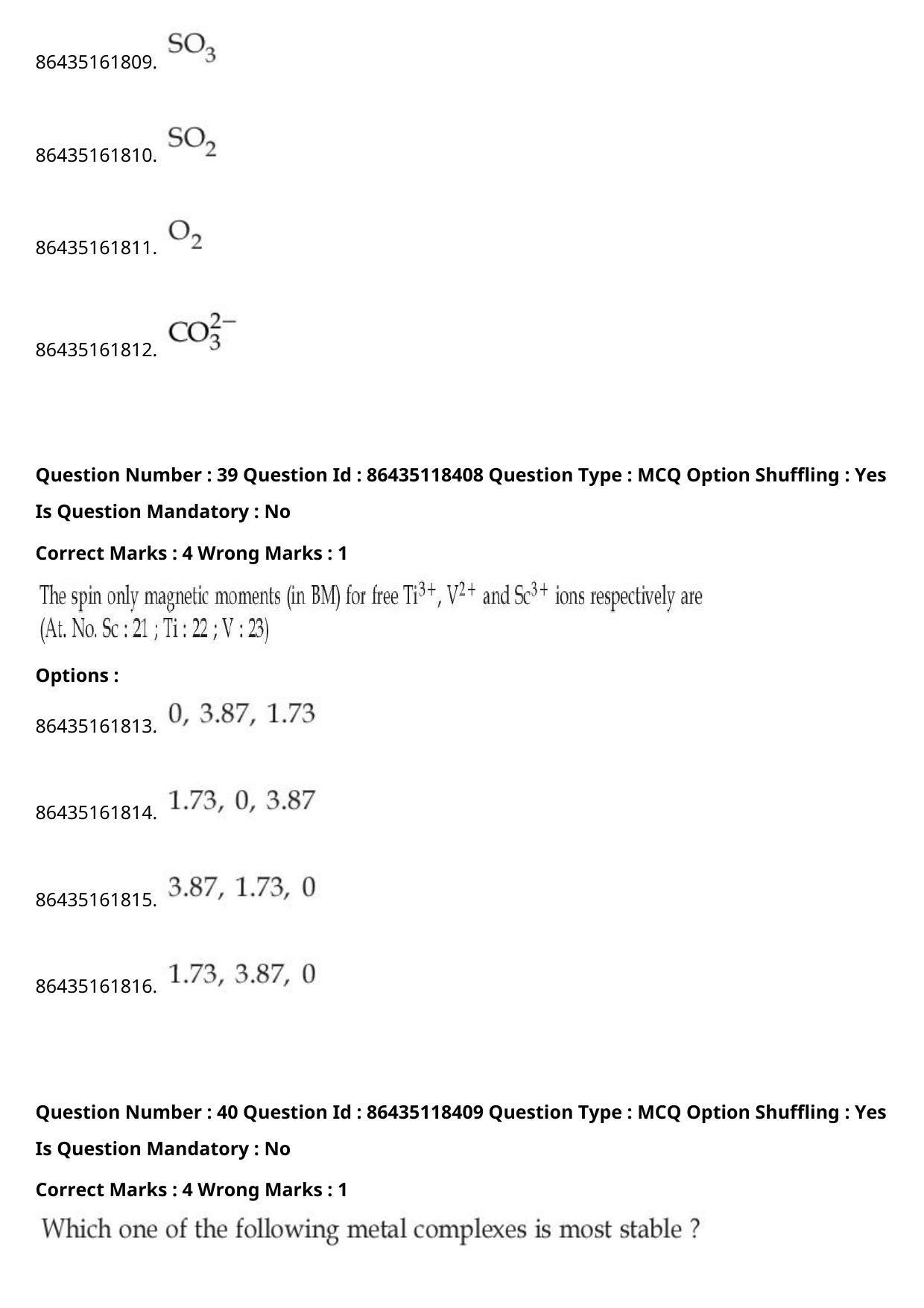 JEE Mains 2021: BTech	(Shift 2) 25-07-2021 Question Paper - Page 26