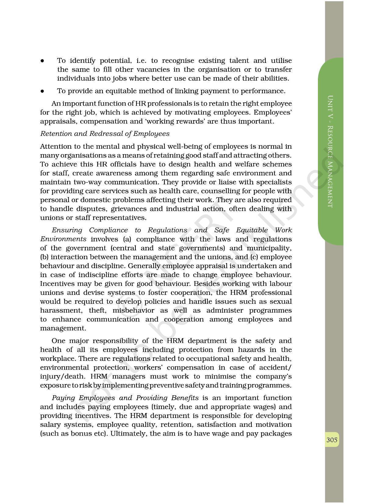 NCERT Book for Class 12 Home Science (Part -II) Chapter 16 Human Resource Management - Page 11