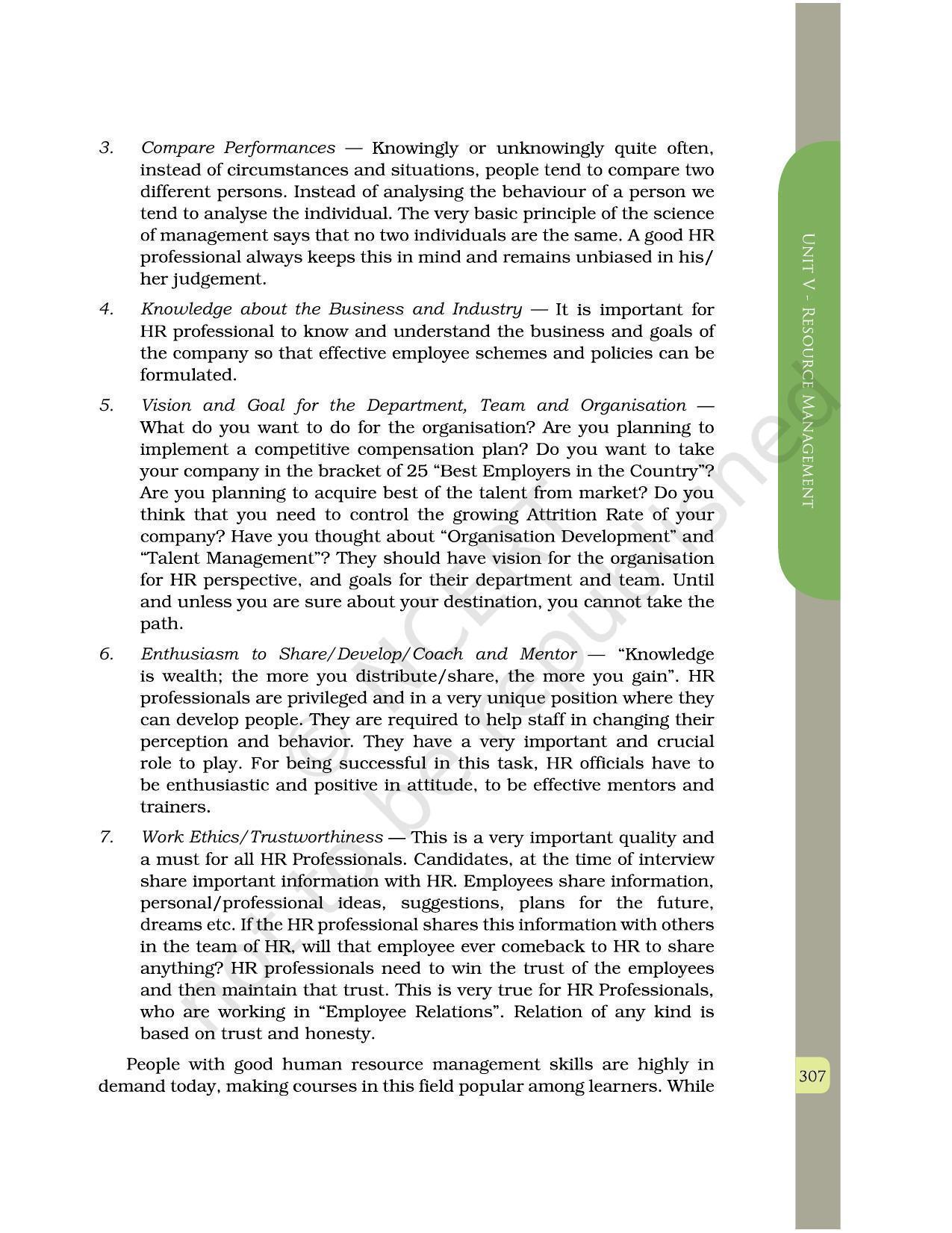 NCERT Book for Class 12 Home Science (Part -II) Chapter 16 Human Resource Management - Page 13