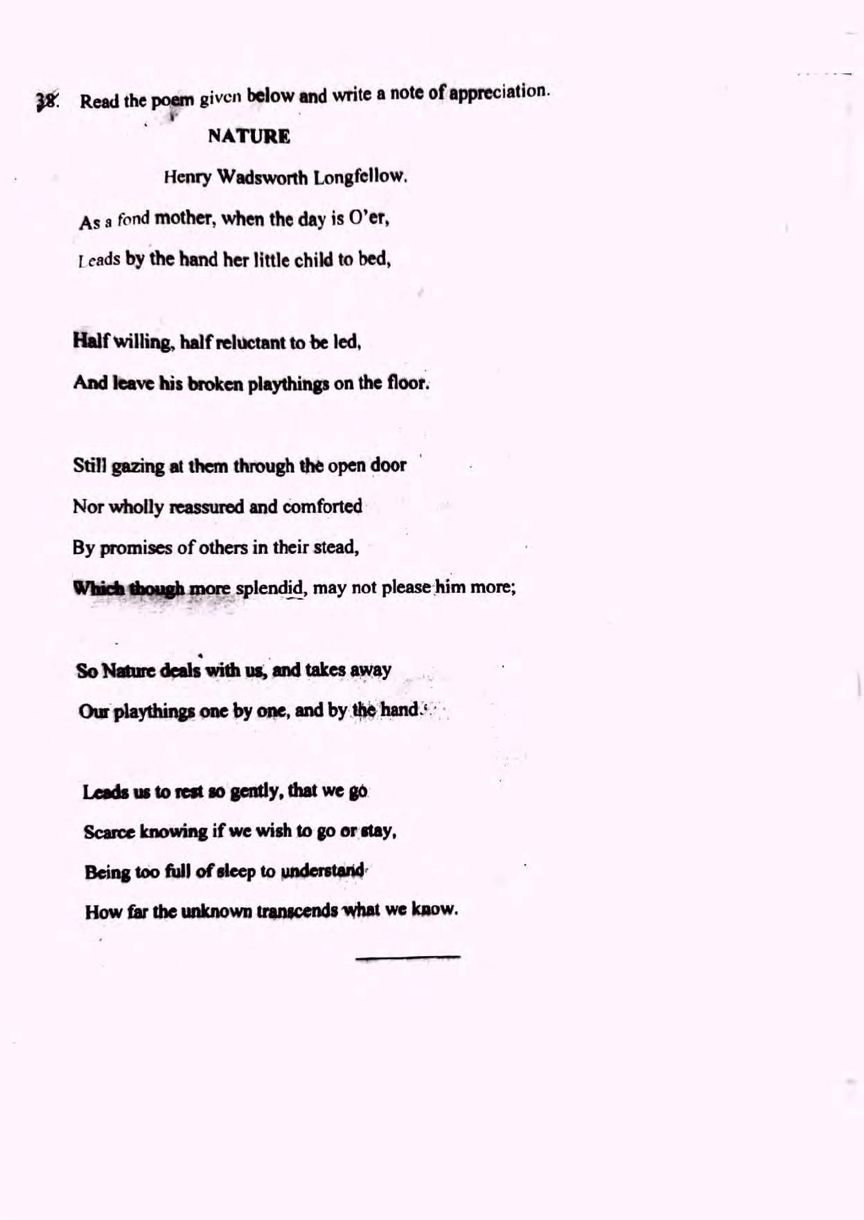 Kerala Plus One 2022 Part 1- English Supplementary Question Paper - Page 8
