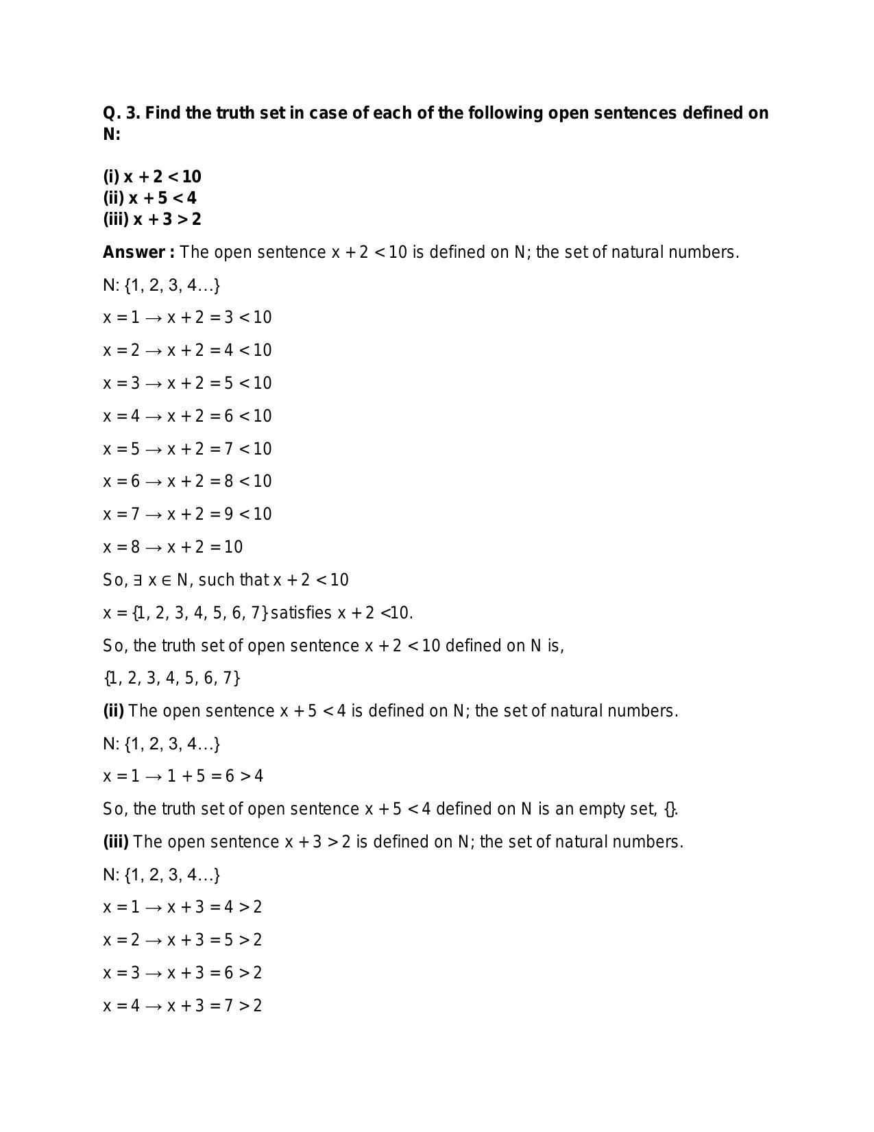 Chapter 29: Mathematical Reasoning: RS Aggarwal Class 11 Solutions  - Page 13